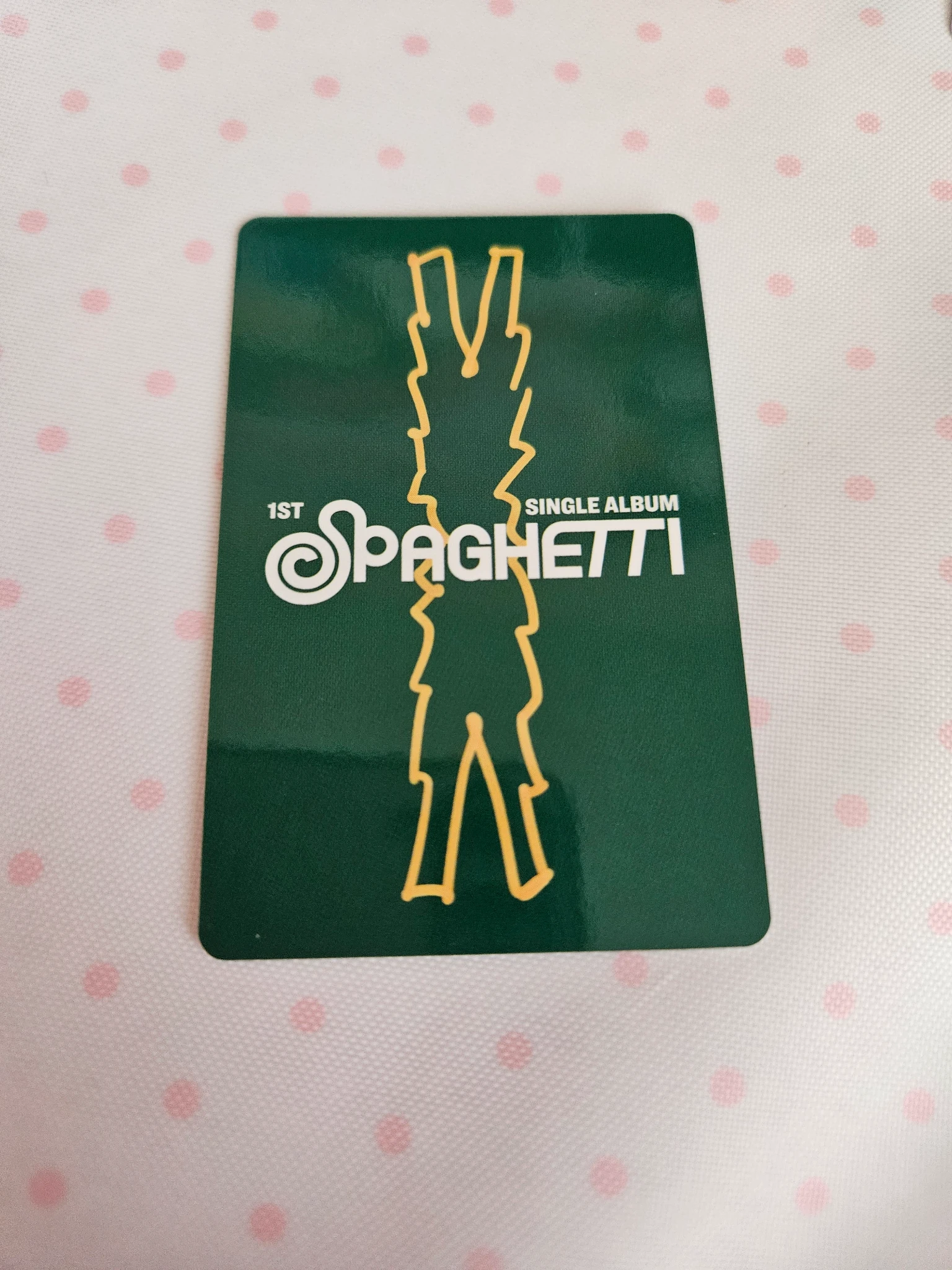 LE SSERAFIM Kim Chaewon LE SSERAFIM - Kim Chaewon - SPAGHETTI Album weverse shop japan (wvj) pre-order benefit (pob) listing photo 2