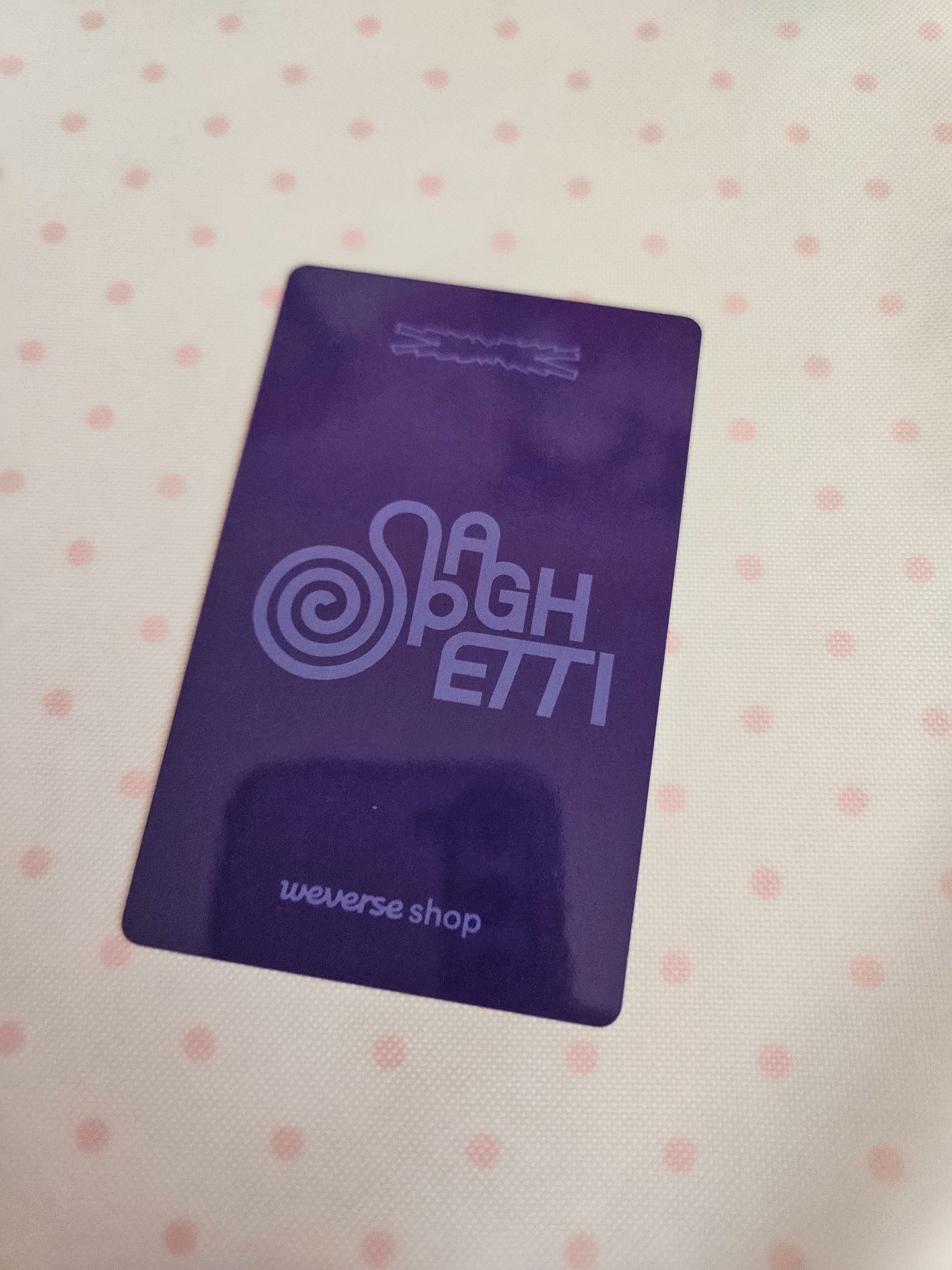 LE SSERAFIM Kim Chaewon LE SSERAFIM - Kim Chaewon - SPAGHETTI Album weverse shop global (wvg) pre-order benefit (pob) compact version listing photo 2
