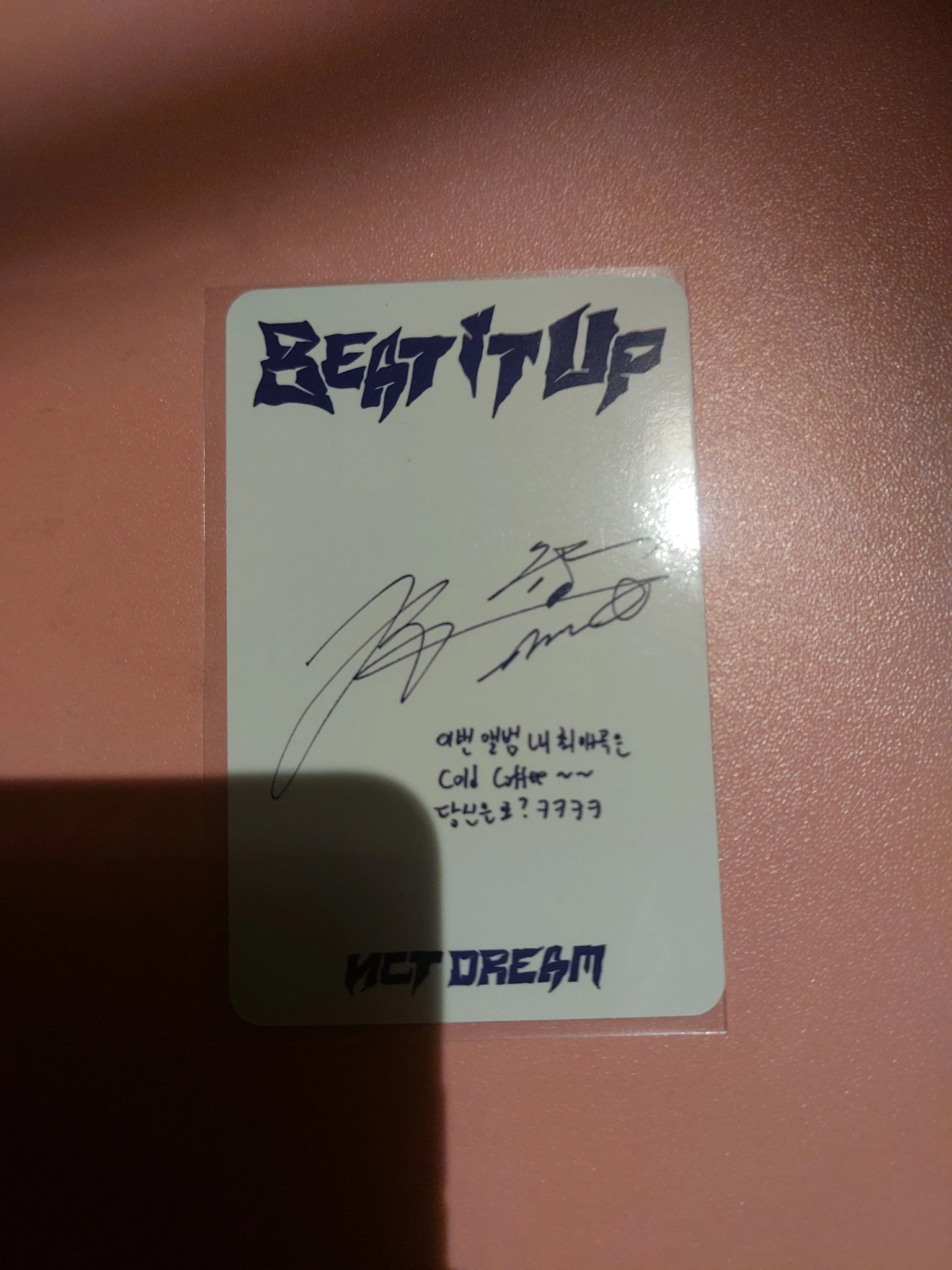 NCT DREAM Chenle NCT DREAM - Chenle - Beat It Up Album digipack version listing photo 2