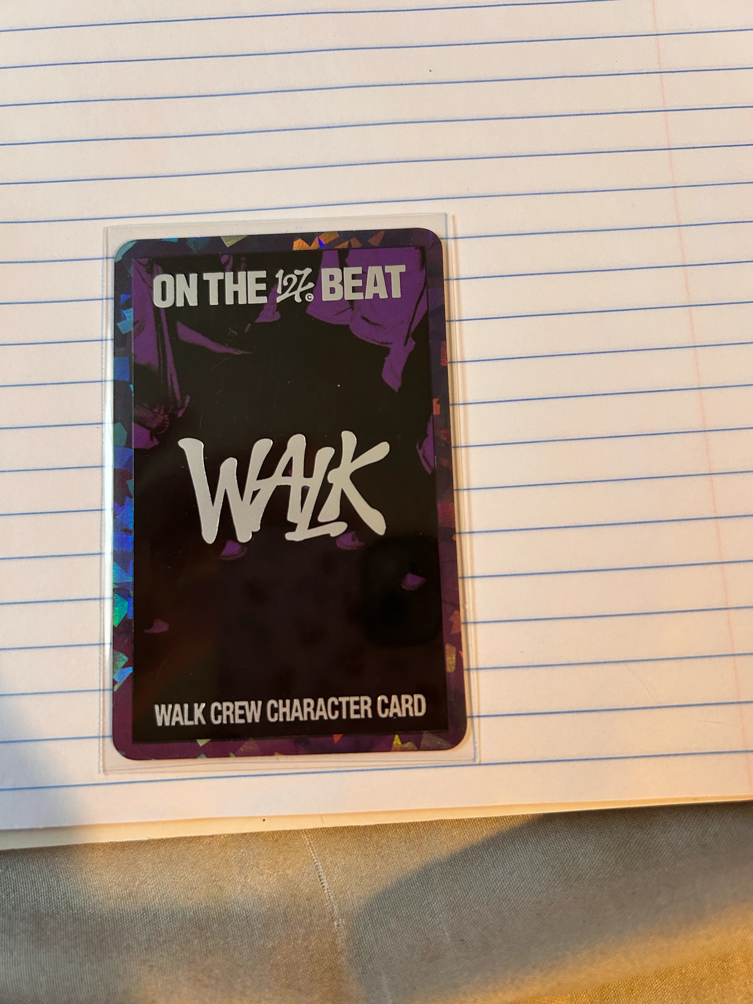 NCT 127 Mark NCT 127 - Mark - Walk Album walk crew character ver. id card listing photo 2
