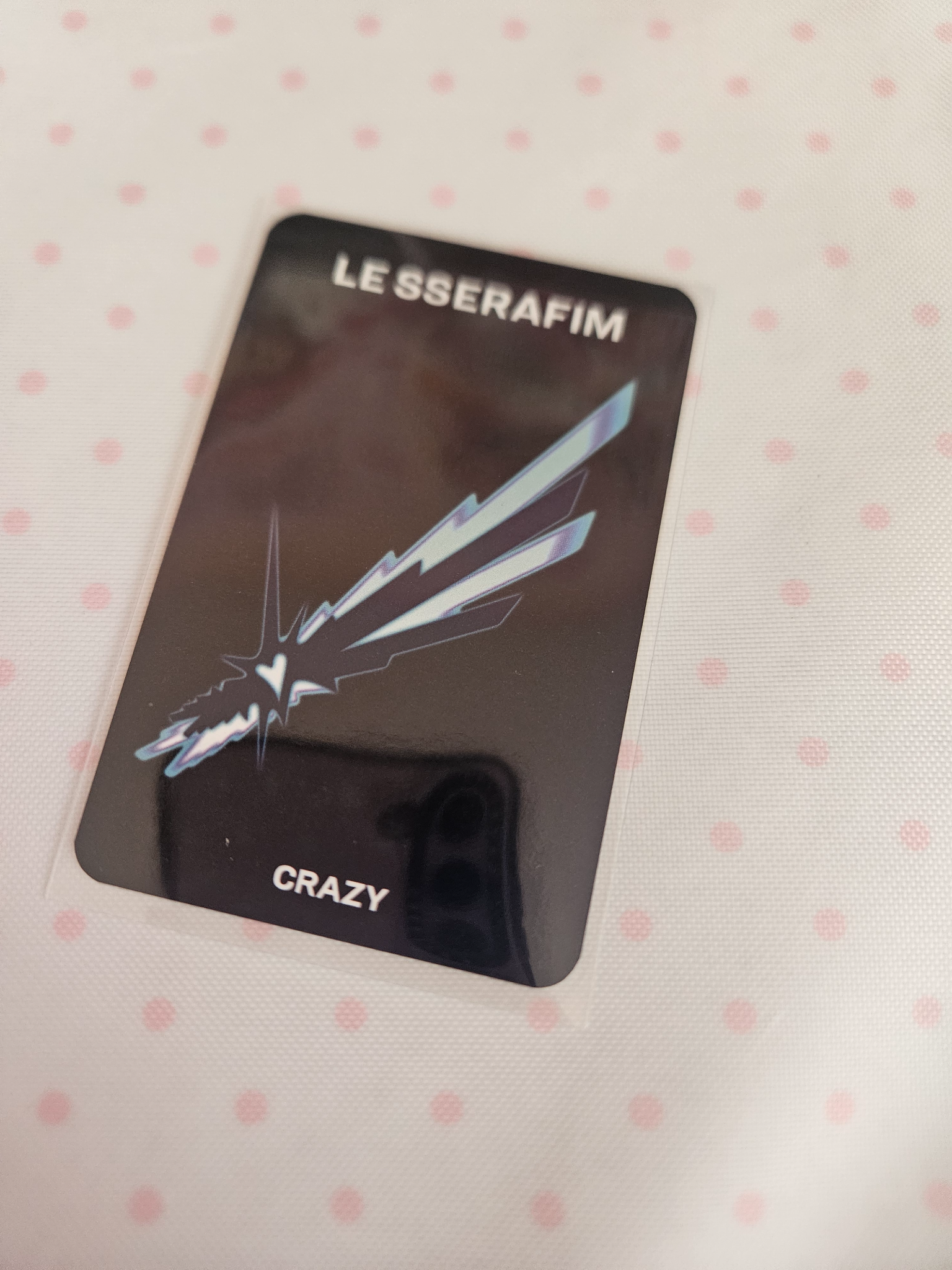 LE SSERAFIM Kim Chaewon LE SSERAFIM - Kim Chaewon - CRAZY Album blue dream media (bdm) fansign listing photo 2