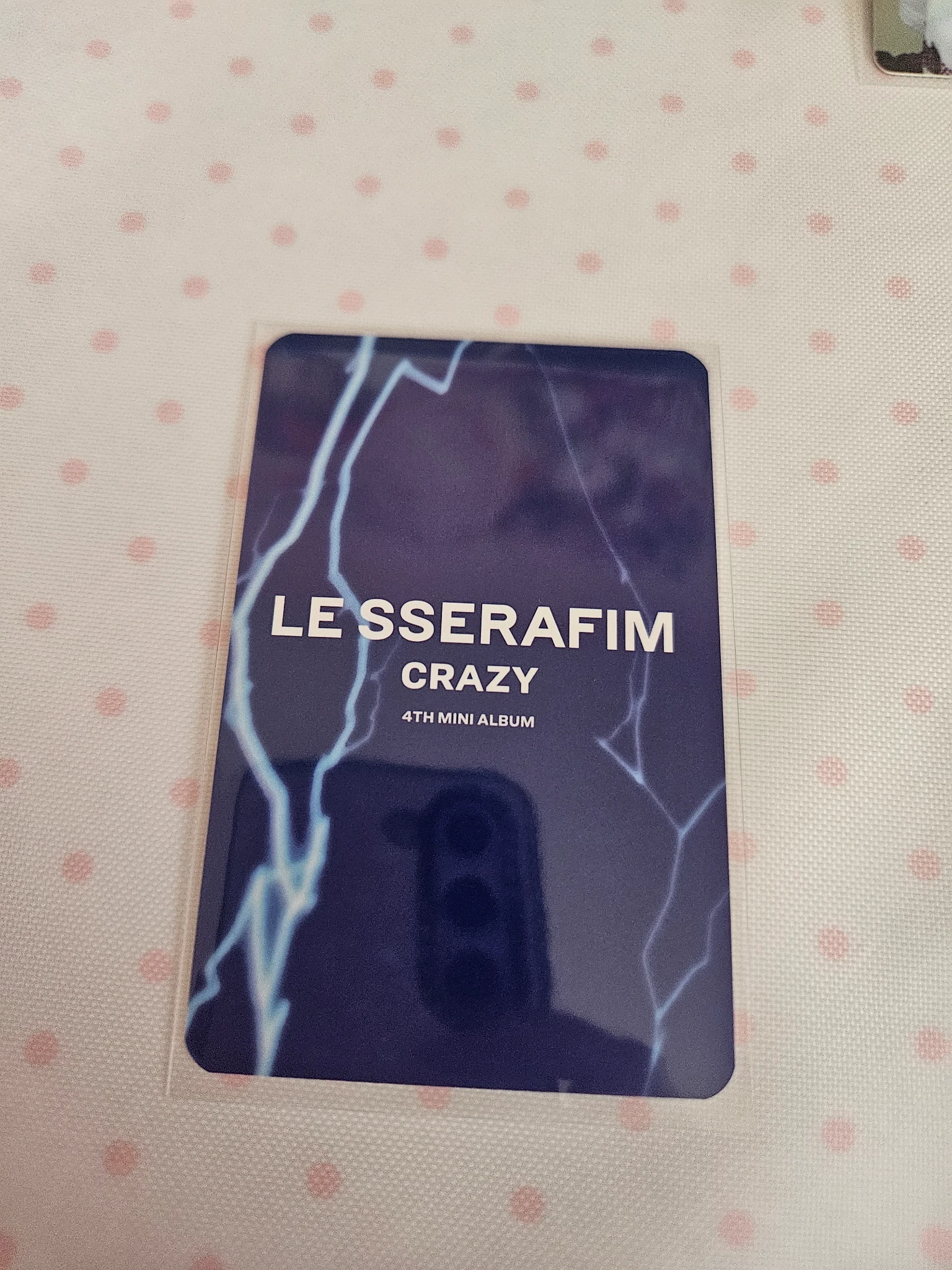 LE SSERAFIM Kim Chaewon LE SSERAFIM - Kim Chaewon - CRAZY Album musicplant fansign listing photo 2