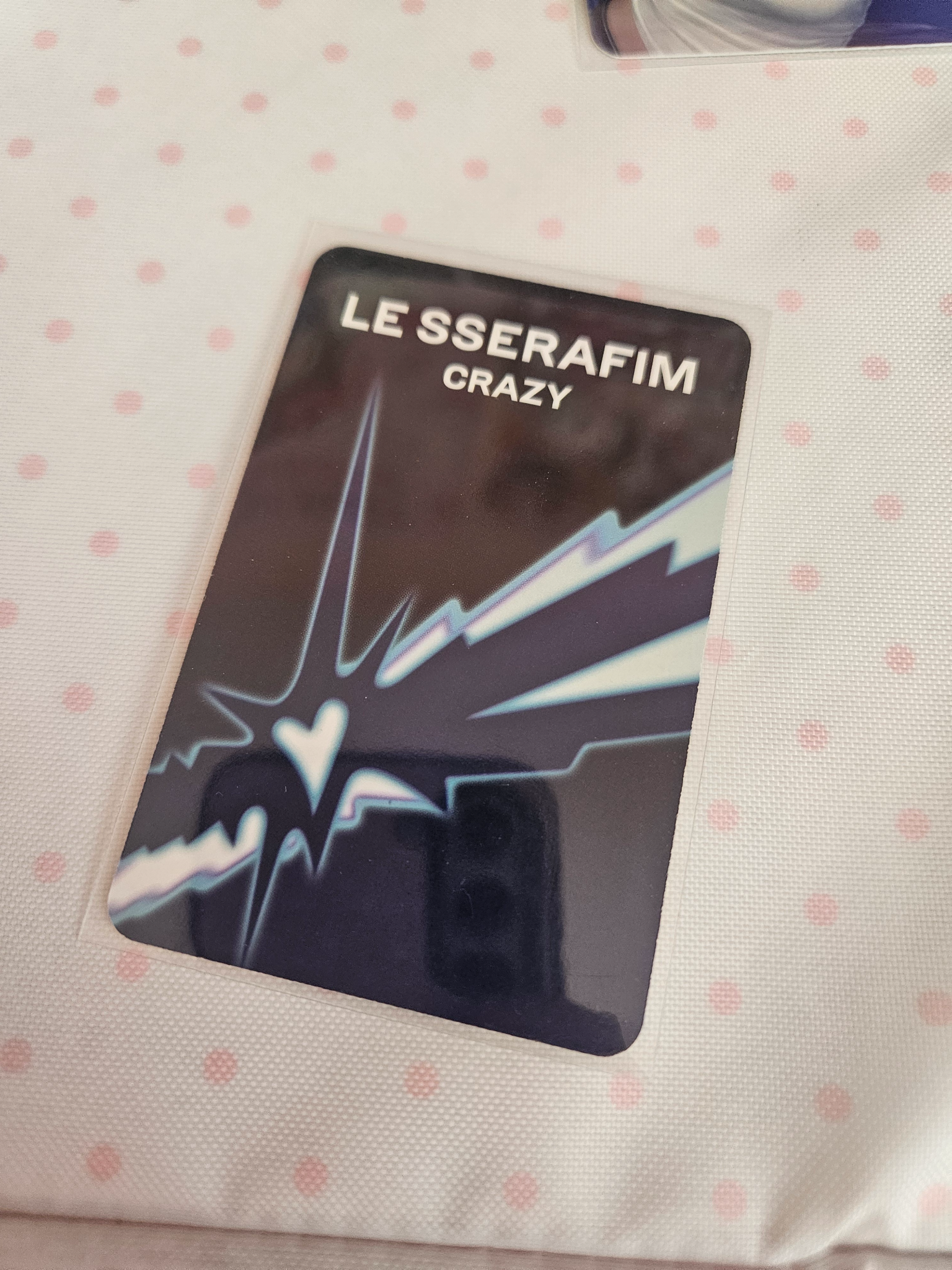 LE SSERAFIM Kim Chaewon LE SSERAFIM - Kim Chaewon - CRAZY Album kpopmerch lucky draw round 2 listing photo 2