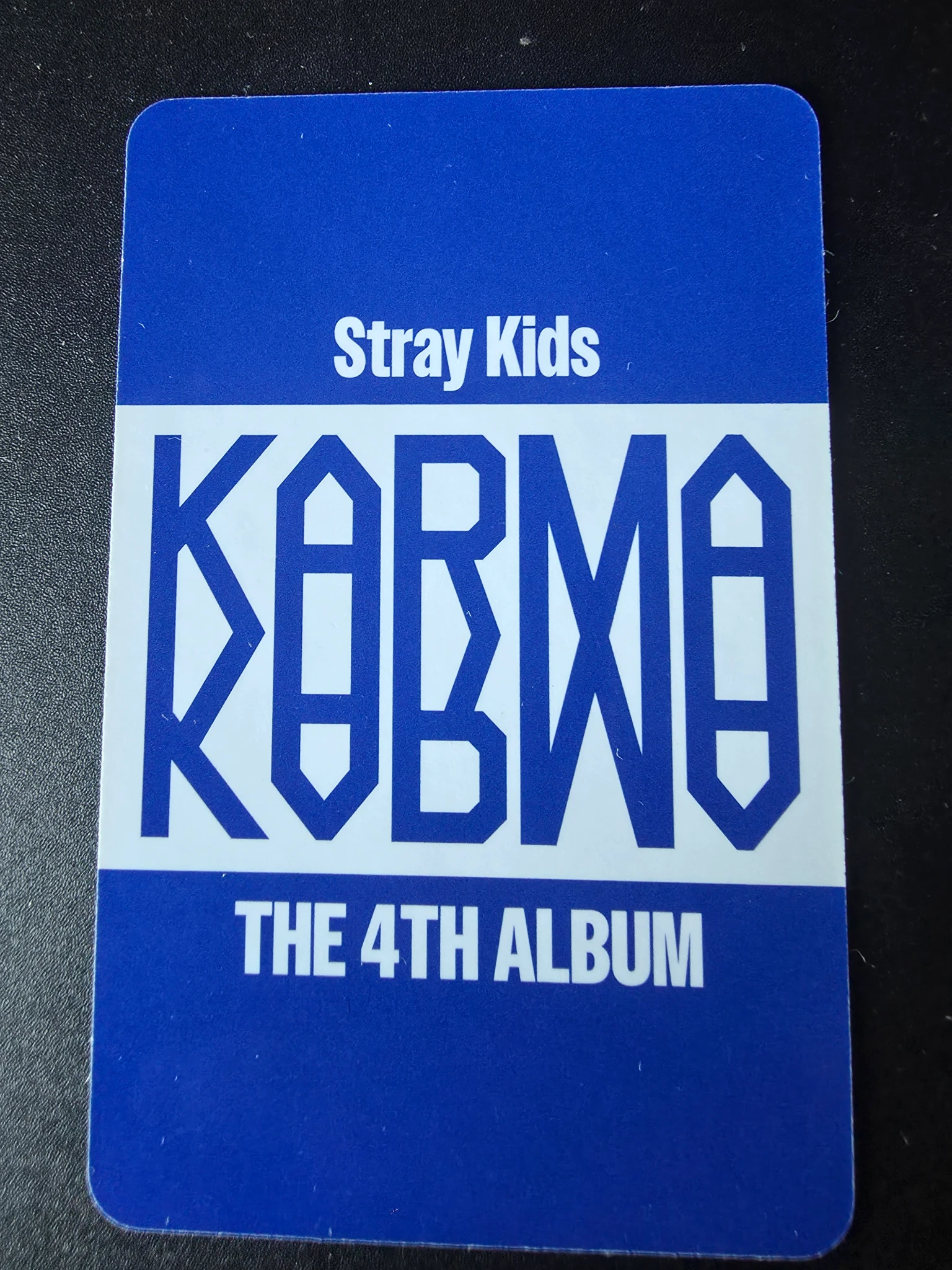 Stray Kids Bang Chan Stray Kids - Bang Chan - KARMA Album album photocard accordion version listing photo 2