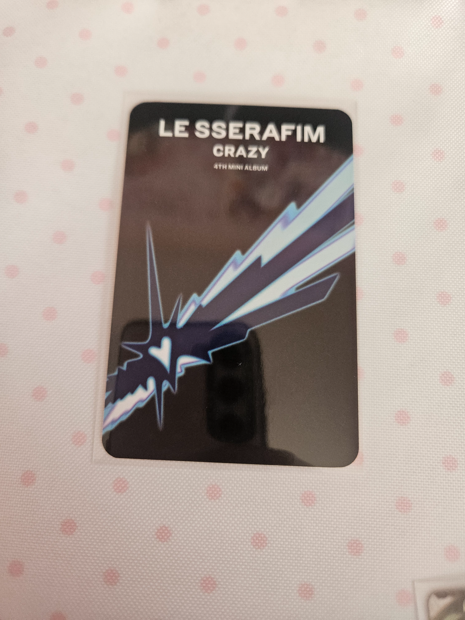 LE SSERAFIM Kim Chaewon LE SSERAFIM - Kim Chaewon - CRAZY Album musicplant pob (pre-order benefit) listing photo 2