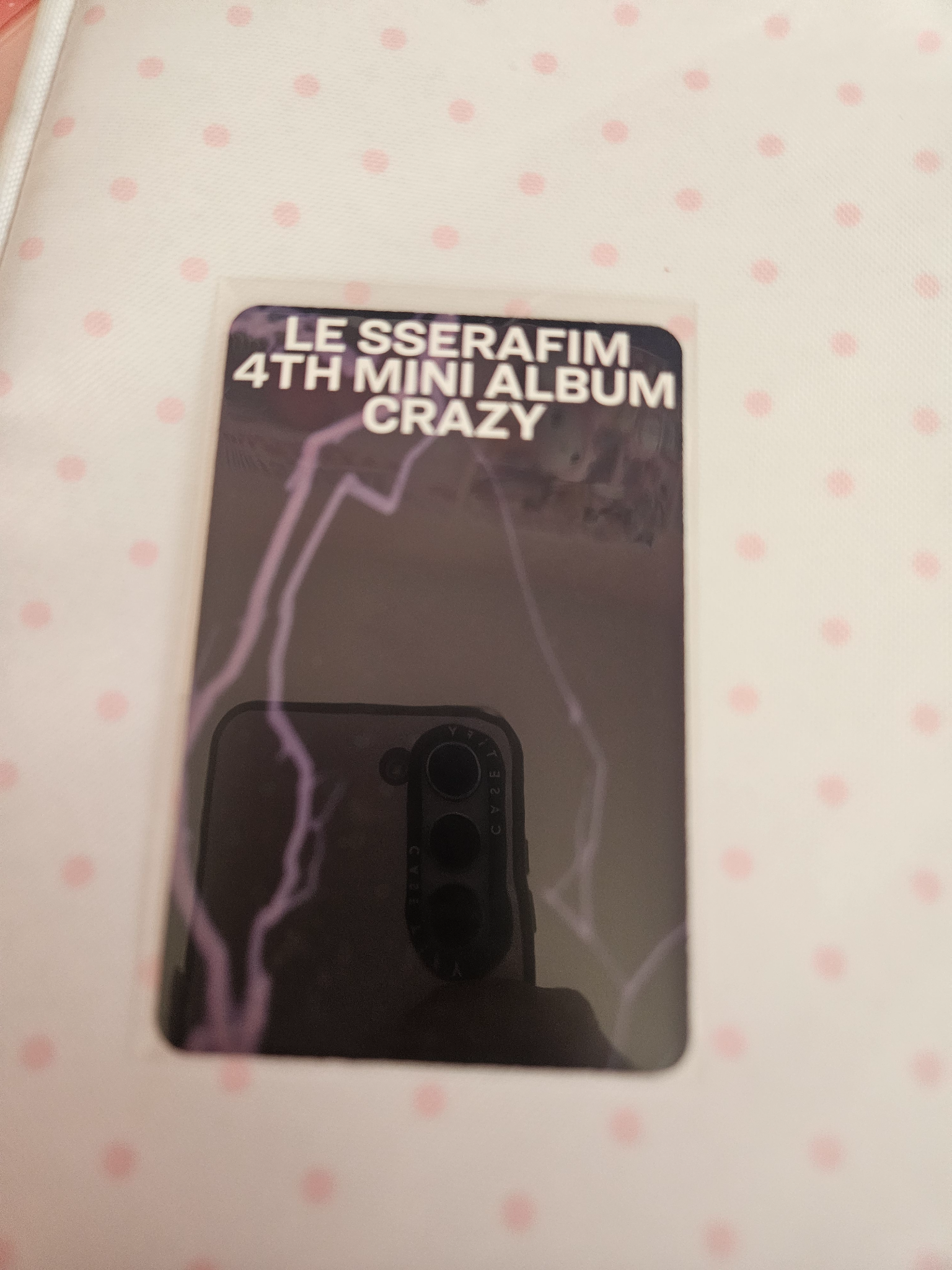 LE SSERAFIM Kim Chaewon LE SSERAFIM - Kim Chaewon - CRAZY Album target exclusive listing photo 2