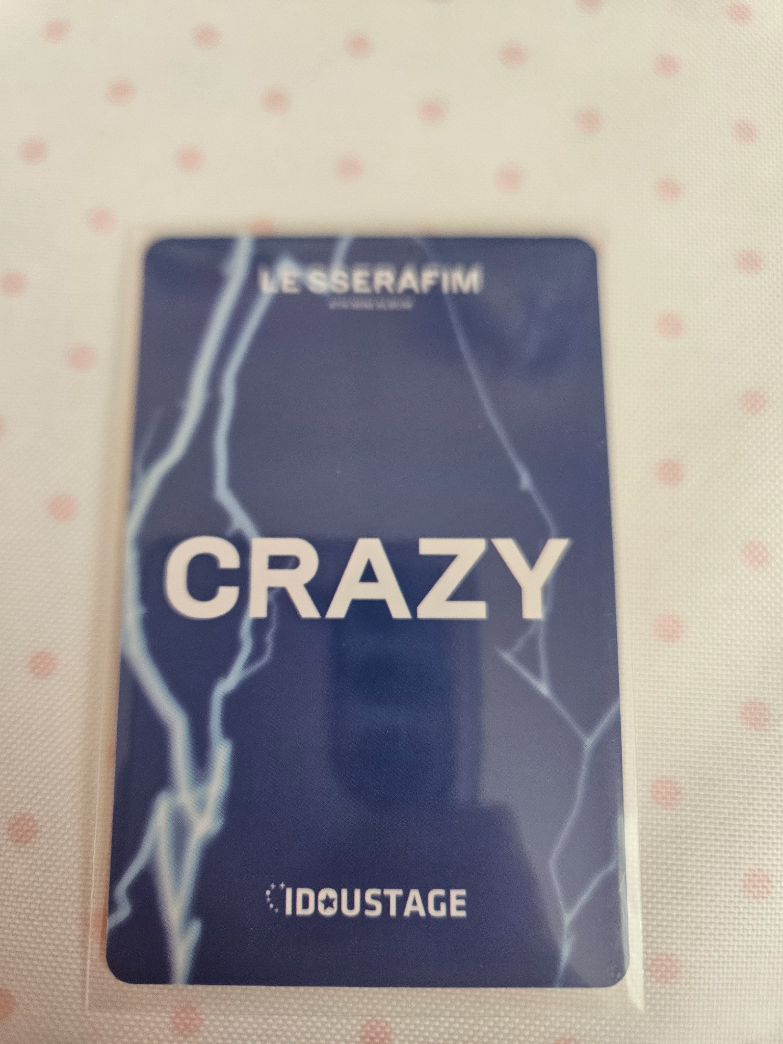 LE SSERAFIM Kim Chaewon LE SSERAFIM - Kim Chaewon - CRAZY Album idoustage lucky draw round 1 listing photo 2