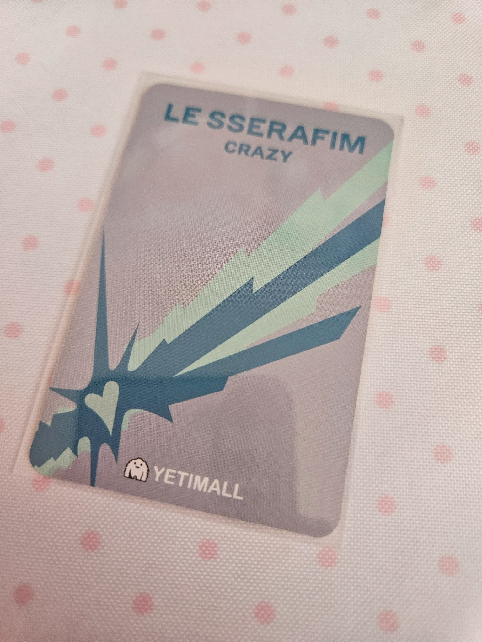 LE SSERAFIM Kim Chaewon LE SSERAFIM - Kim Chaewon - CRAZY Album yetimall lucky draw round 2 listing photo 2