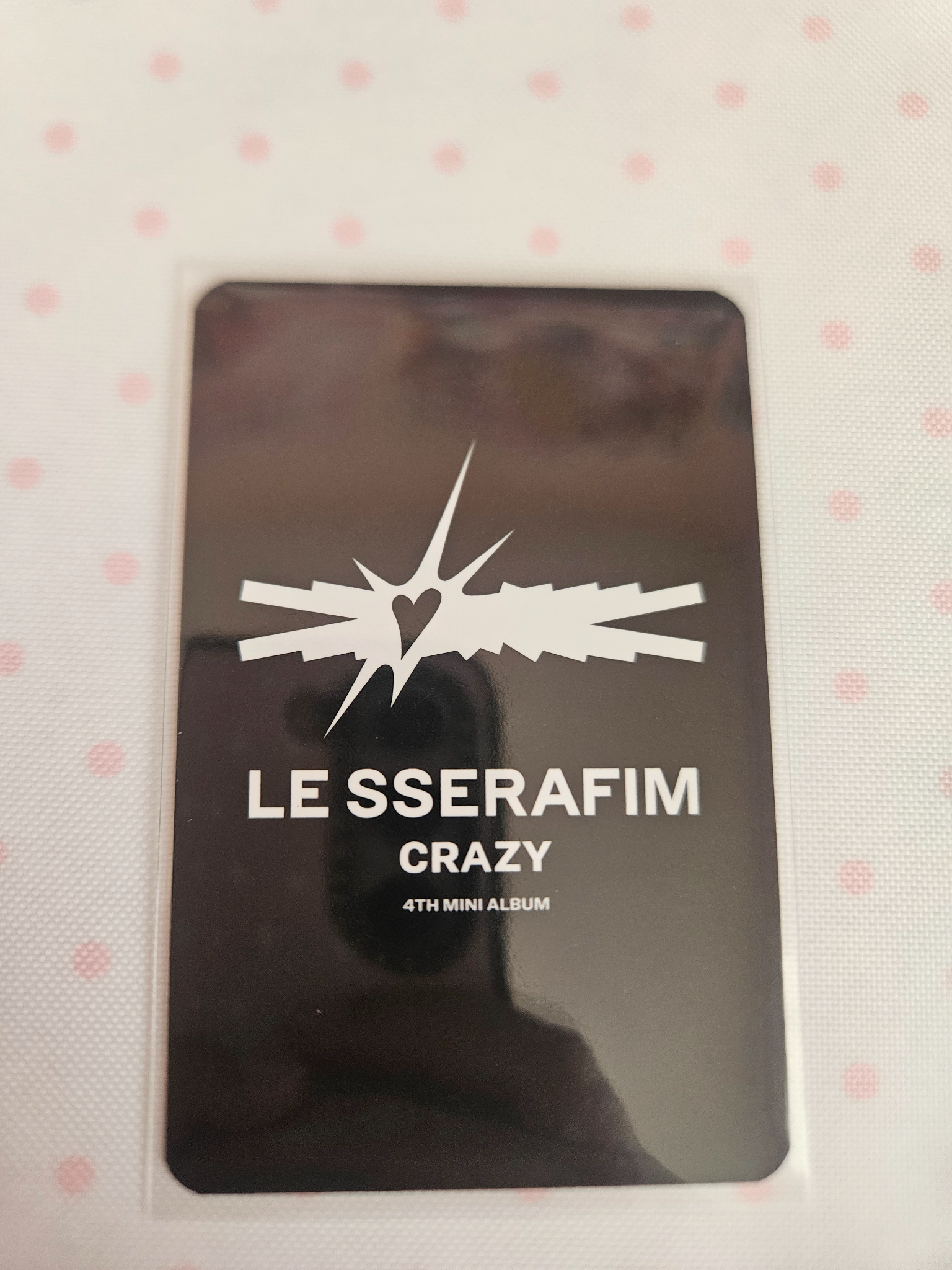 LE SSERAFIM Kim Chaewon LE SSERAFIM - Kim Chaewon - CRAZY Album pob (pre-order benefit) fanplee standard version listing photo 2