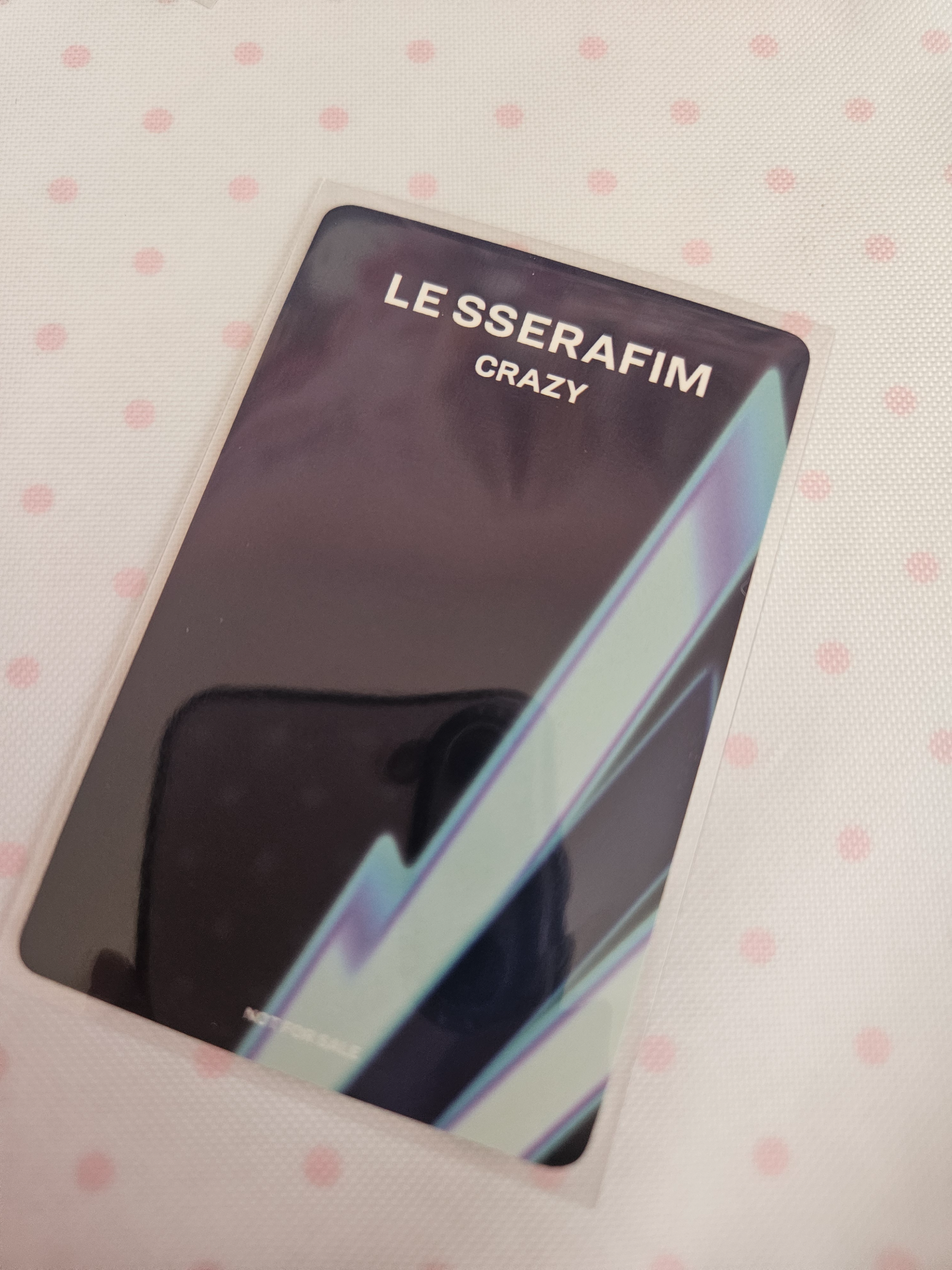 LE SSERAFIM Kim Chaewon LE SSERAFIM - Kim Chaewon - CRAZY Album UMS japan (universal music store) lottery winner benefit listing photo 2