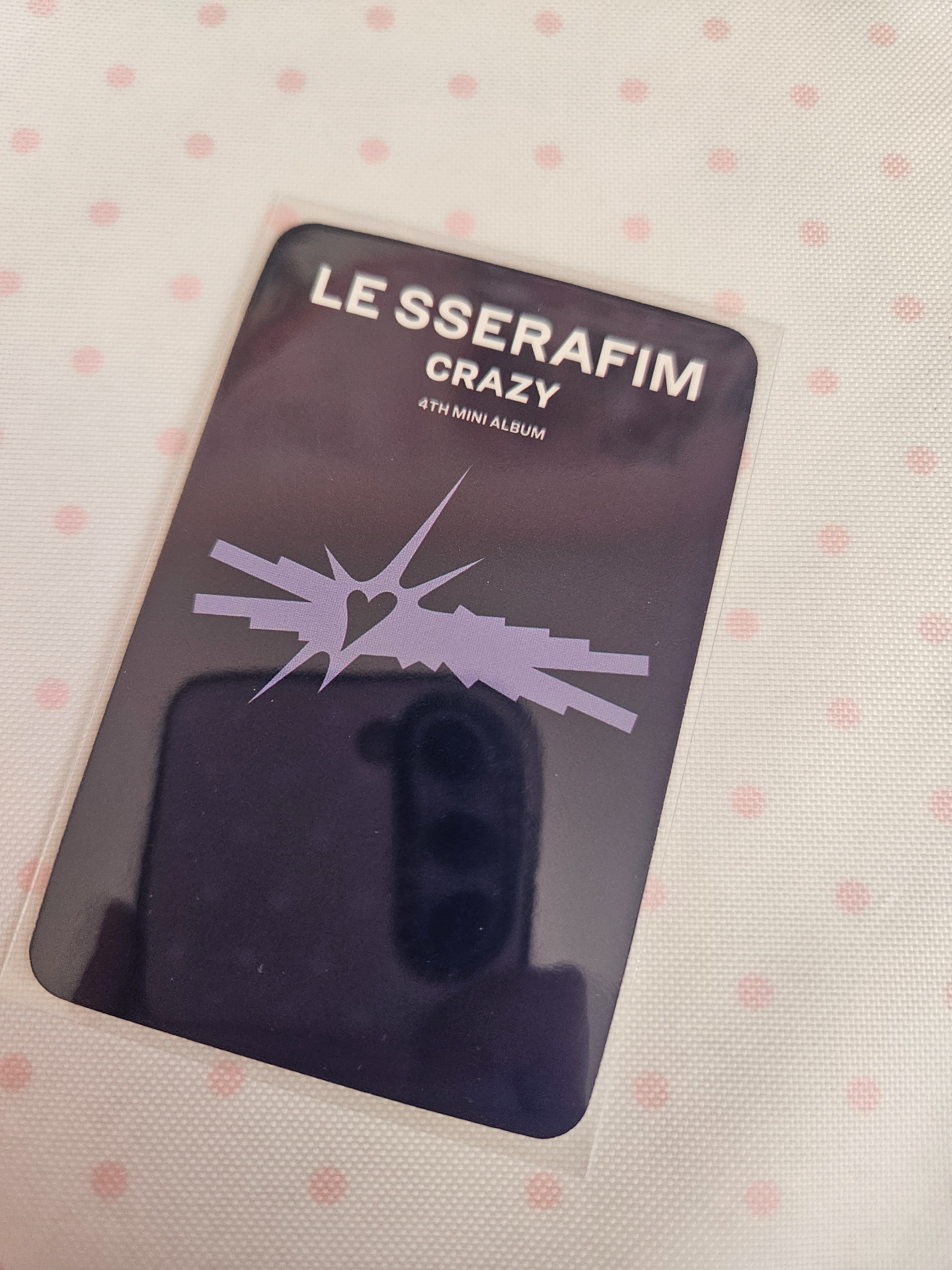 LE SSERAFIM Kim Chaewon LE SSERAFIM - Kim Chaewon - CRAZY Album soundwave lucky draw round 1 listing photo 2