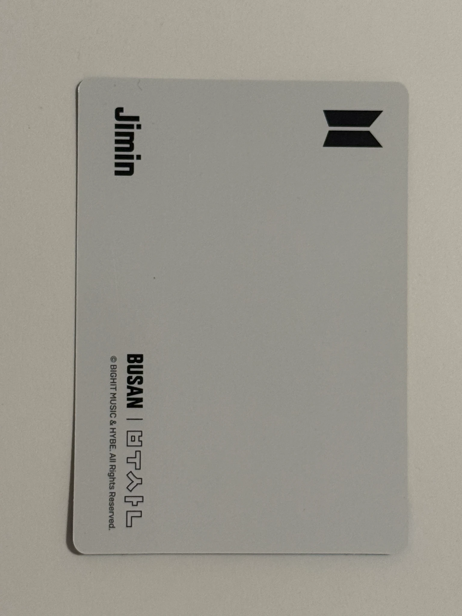 BTS Jimin BTS - Jimin - Yet To Come in Busan Event mini photocard merch photocard listing photo 2