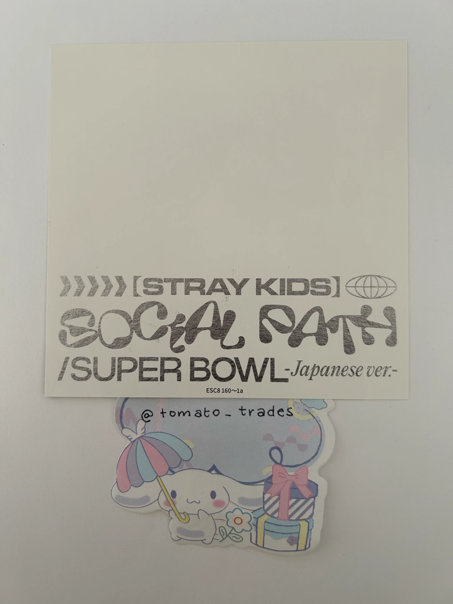 Stray Kids Felix Stray Kids - Felix - Social Path Album album inclusion square photo jpfc (japan fanclub) photo set listing photo 2