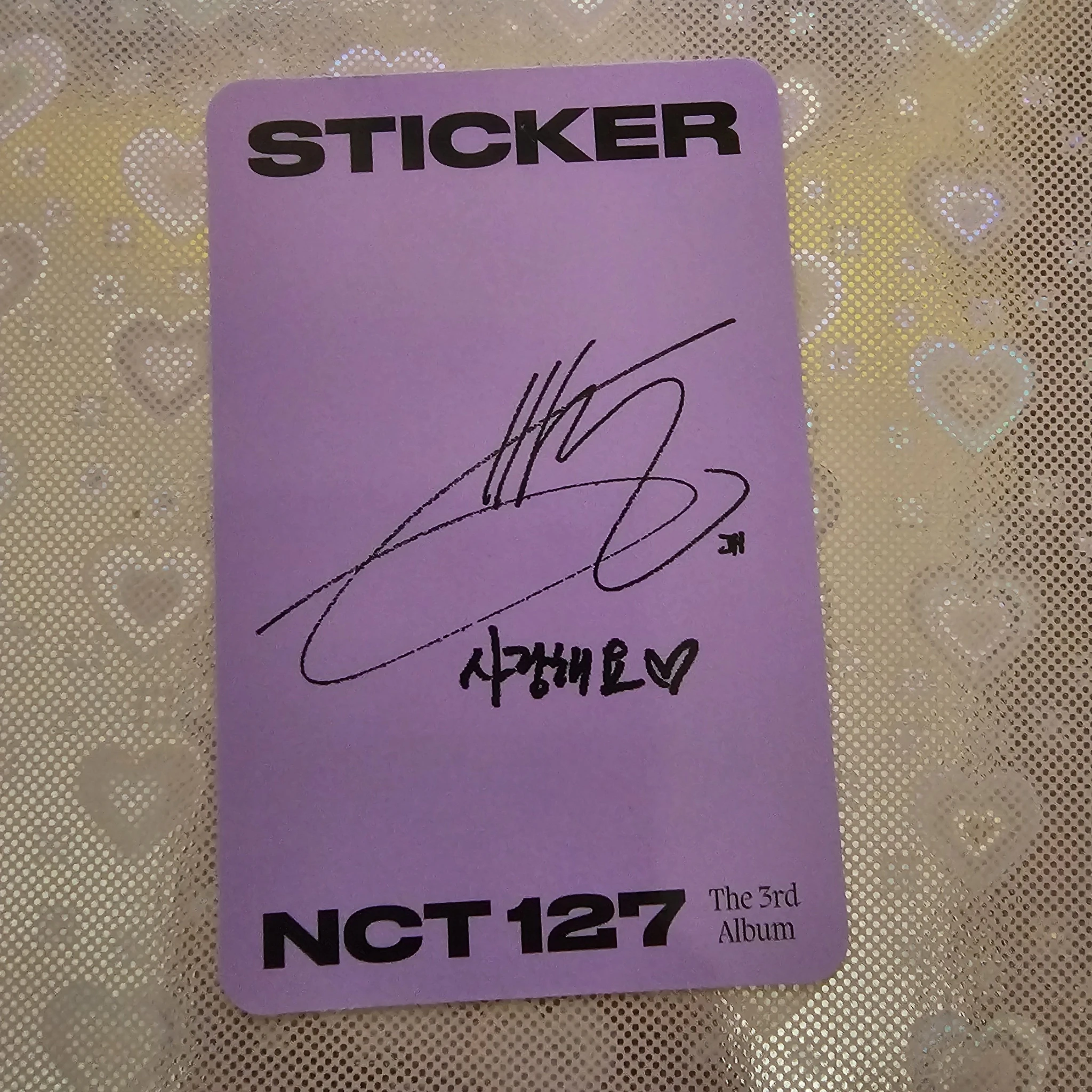 NCT 127 Jaehyun NCT 127 - Jaehyun - Sticker Album album photocard sticker version listing photo 2