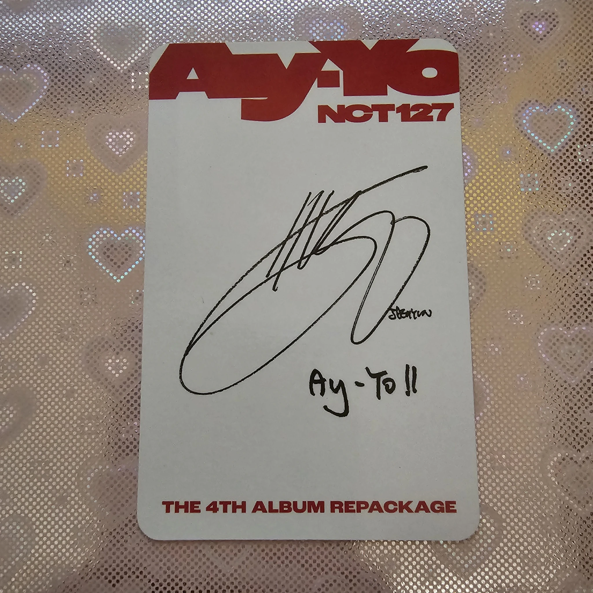 NCT 127 Jaehyun NCT 127 - Jaehyun - Ay-yo Album listing photo 2