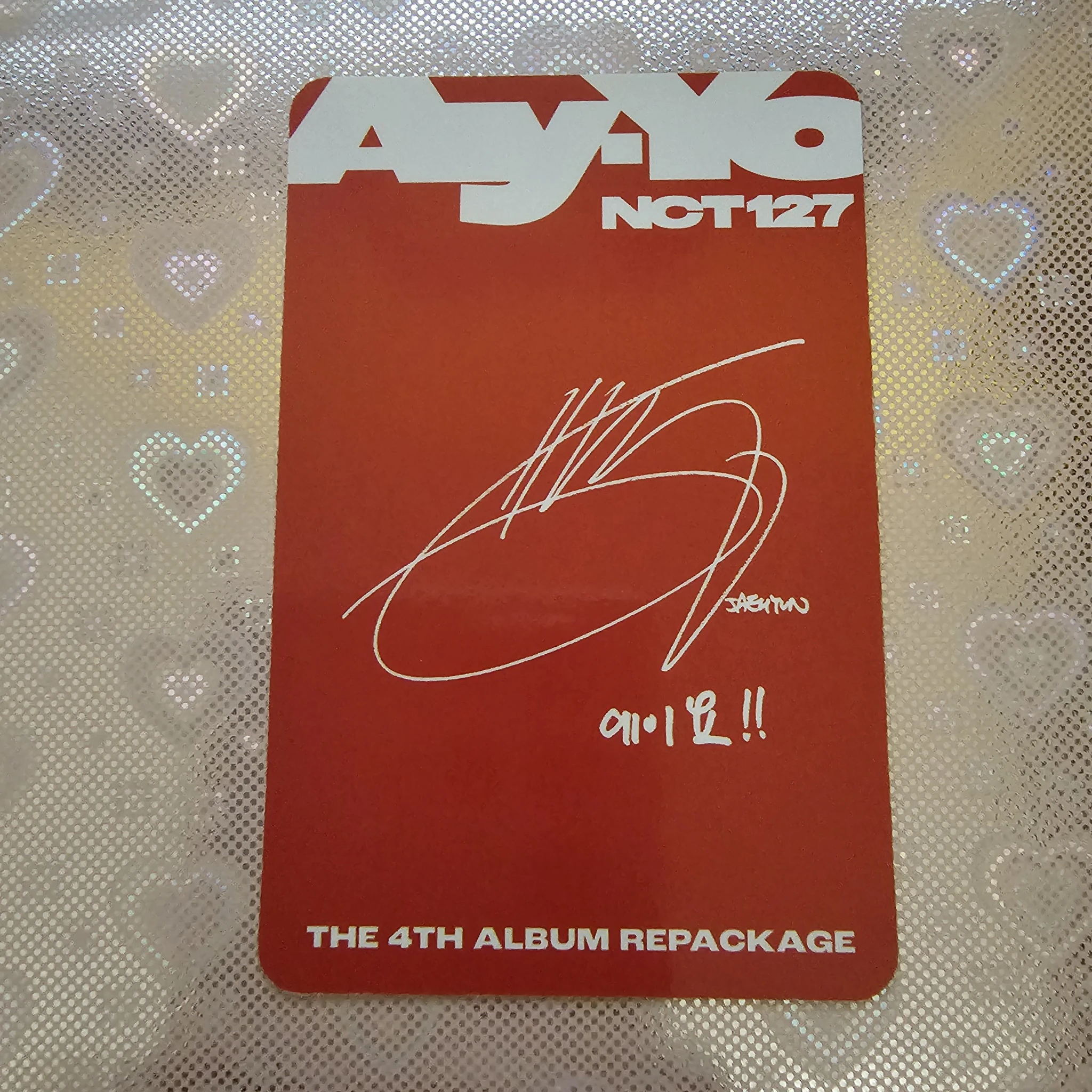 NCT 127 Jaehyun NCT 127 - Jaehyun - Ay-yo Album listing photo 2
