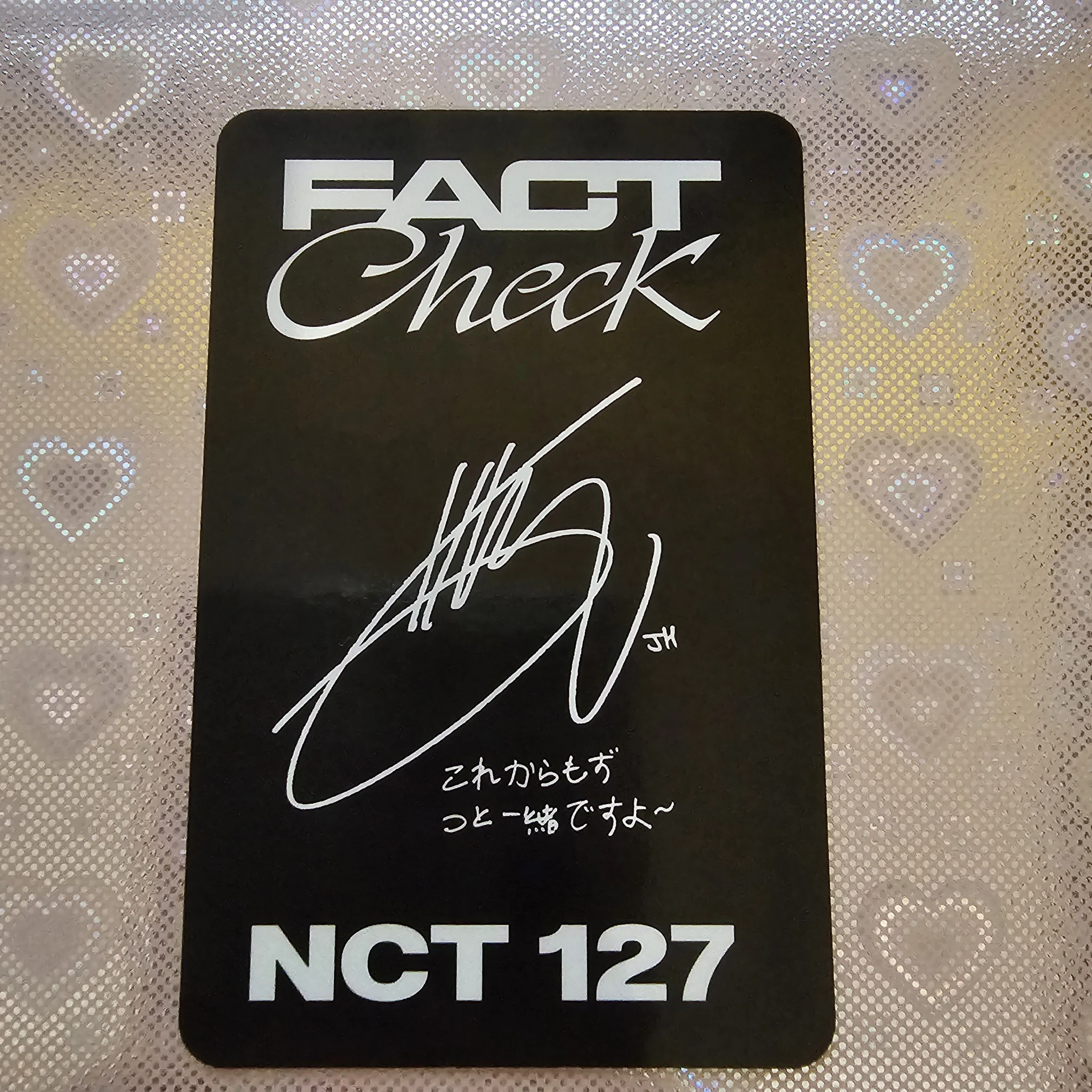 NCT 127 Jaehyun NCT 127 - Jaehyun - Fact Check Album japan qr ver. exhibit ver. listing photo 2