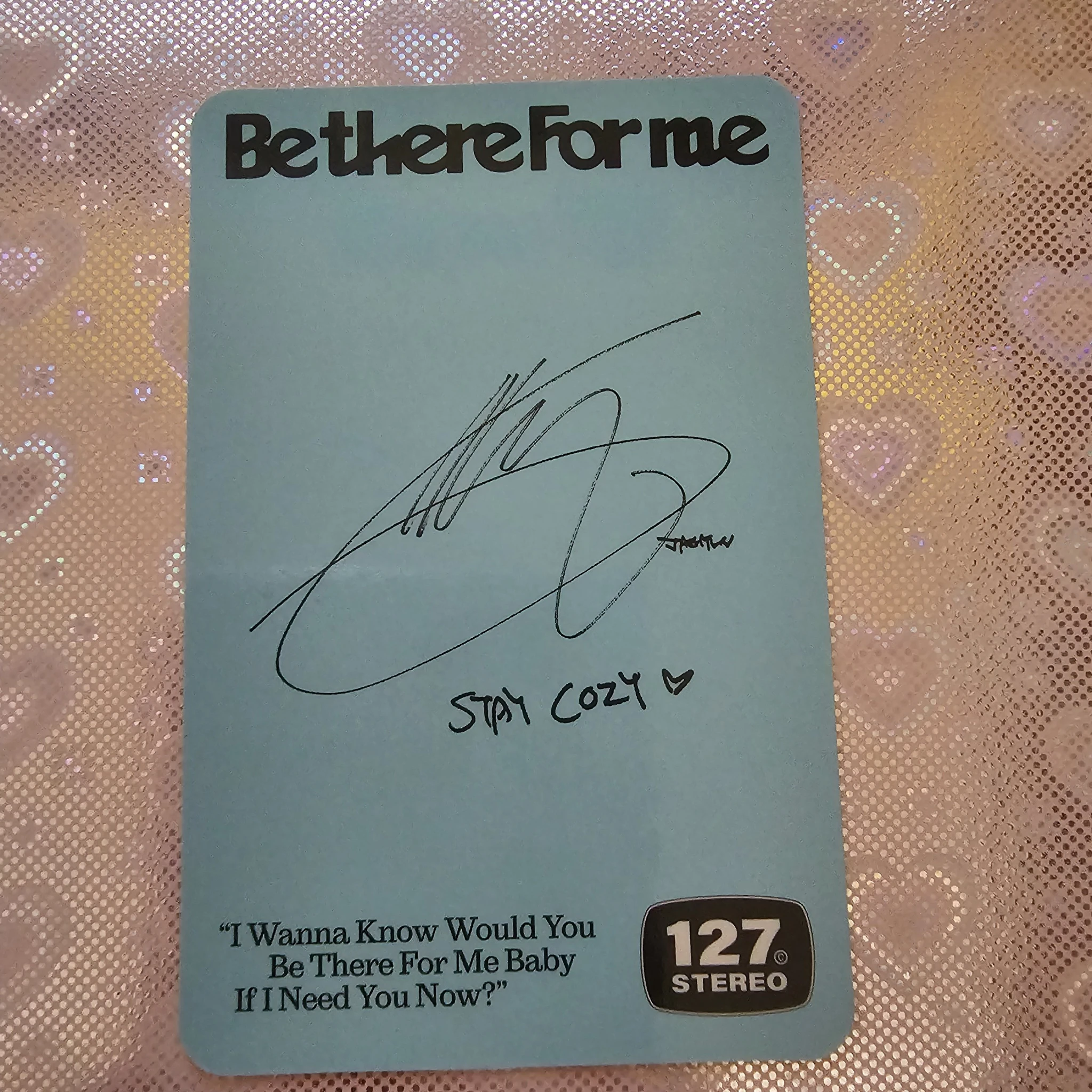 NCT 127 Jaehyun NCT 127 - Jaehyun - Be There For Me Album listing photo 2