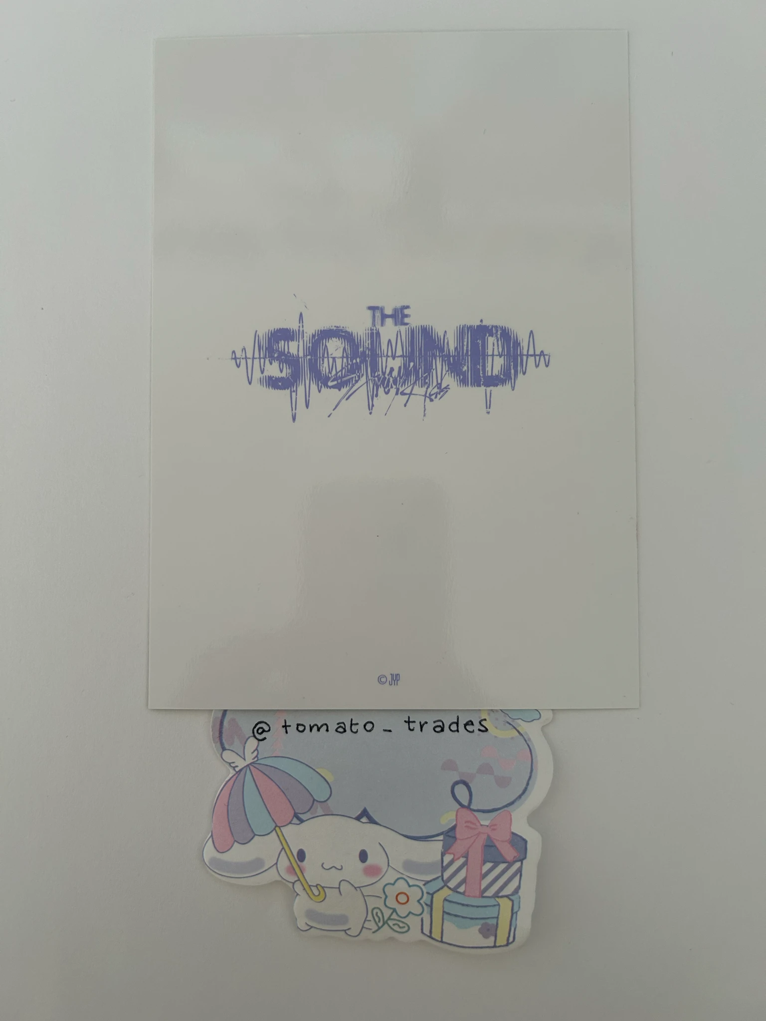 Stray Kids Changbin Stray Kids - Changbin - The Sound Album trading card merch inclusion pop-up white day shibuya109 listing photo 2