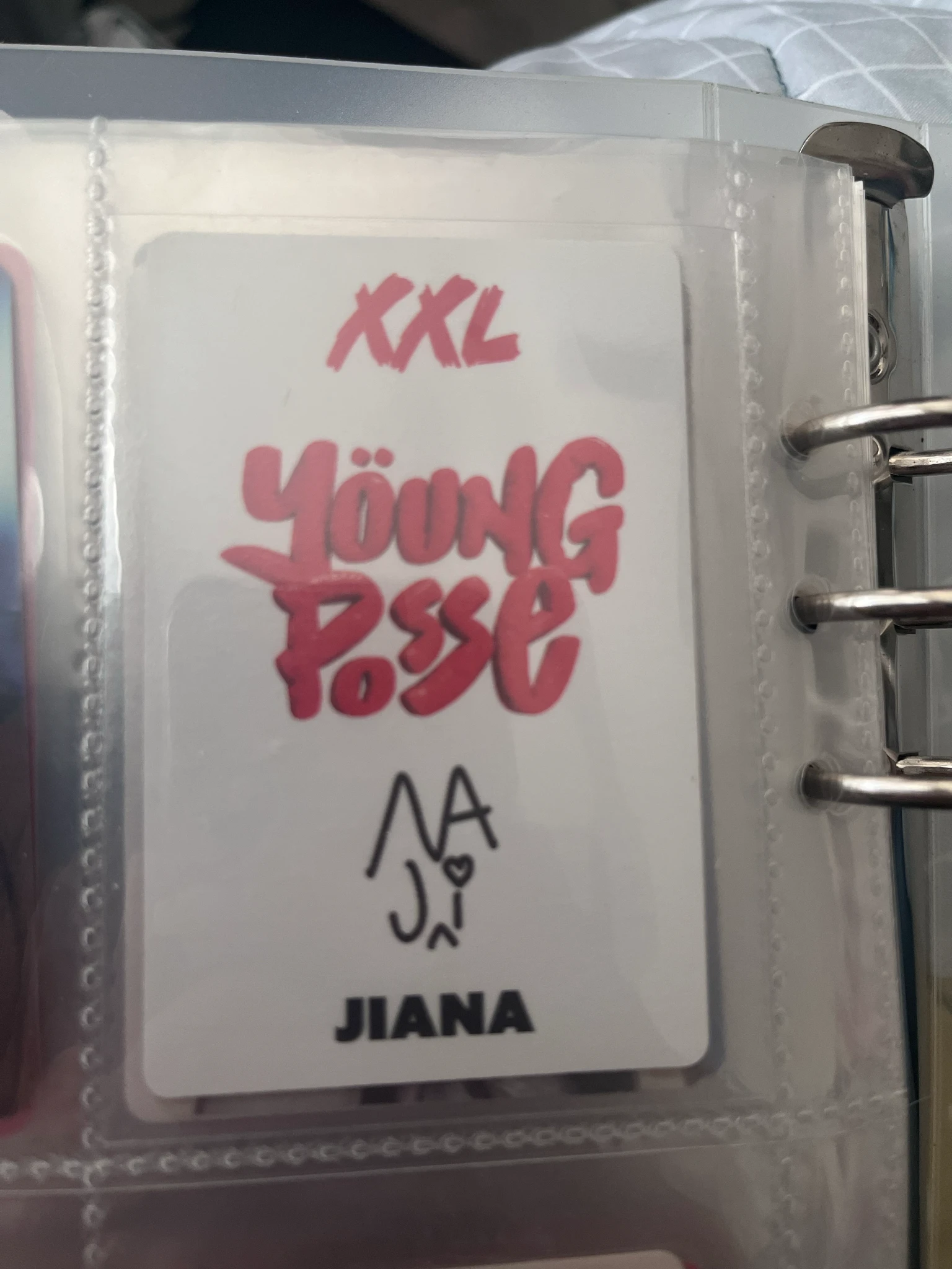 Young Posse Jiana Young Posse - Jiana - XXL Album album photocard listing photo 2