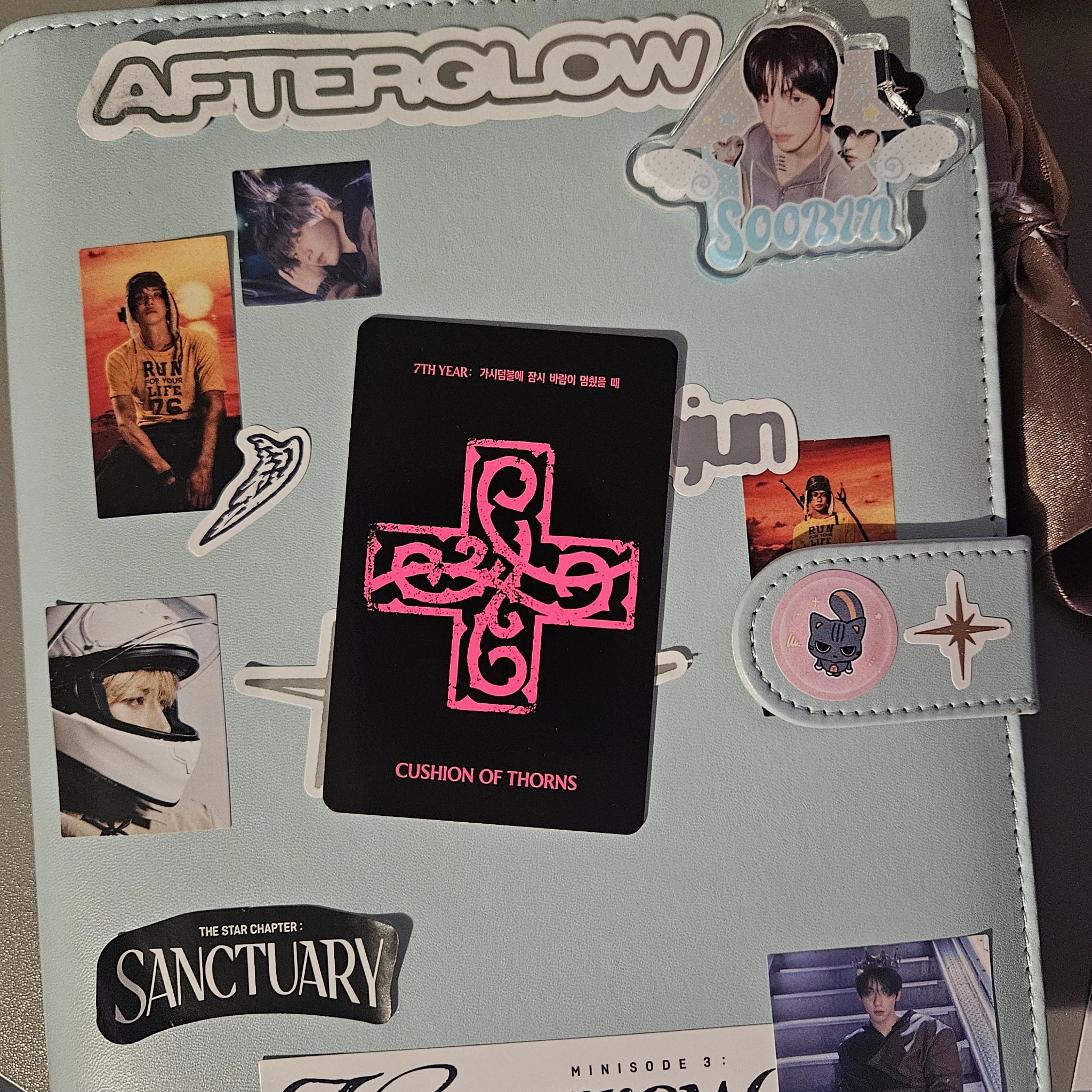 TOMORROW X TOGETHER Soobin TOMORROW X TOGETHER - 7TH YEAR: A Moment of Stillness in the Thorns Album album photocard cushion of thorns version photocard set listing photo 2