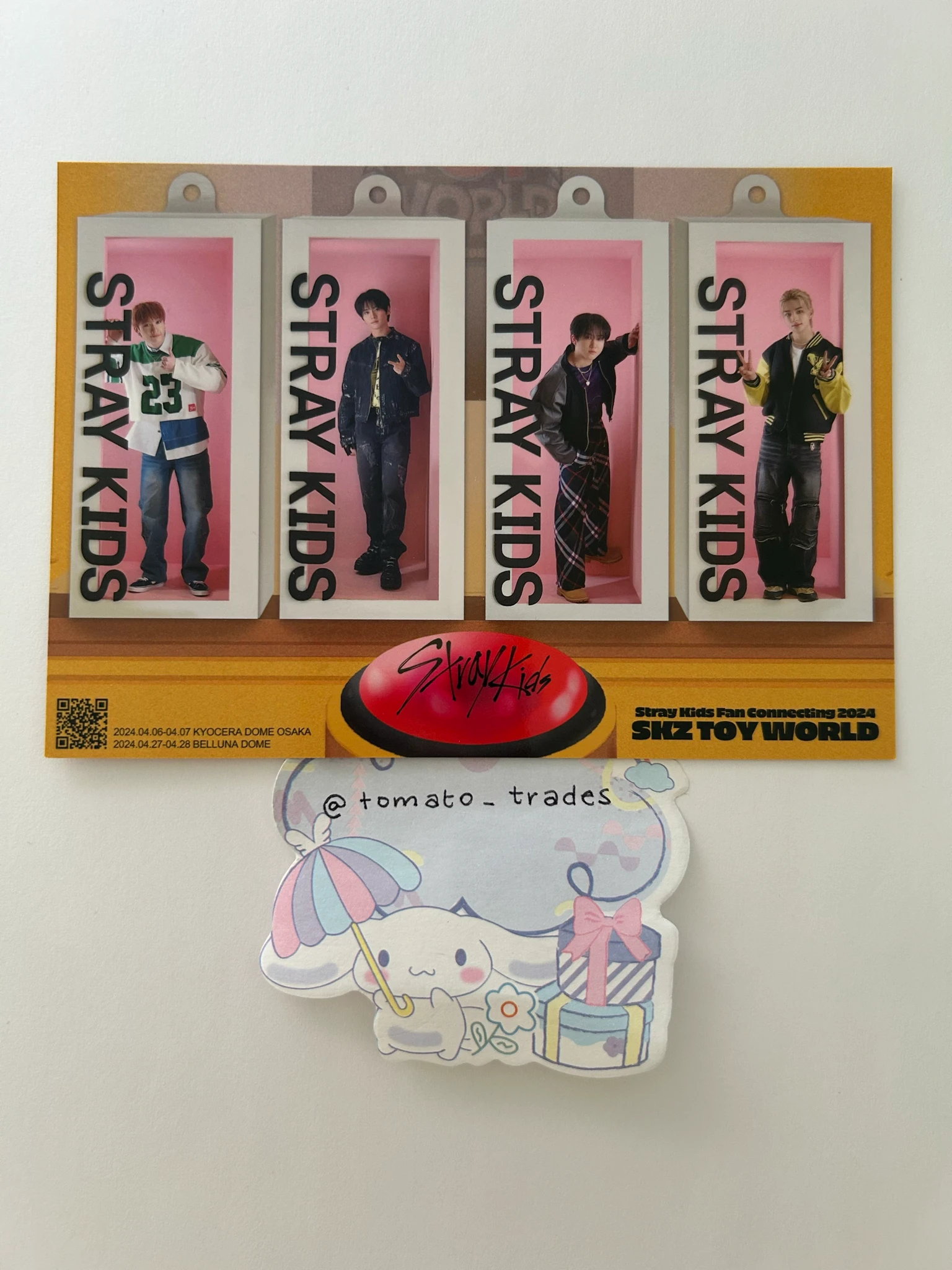 Stray Kids Stray Kids - SKZ Toy World-Fan Connecting 2024 Event merch inclusion trading card listing photo 2
