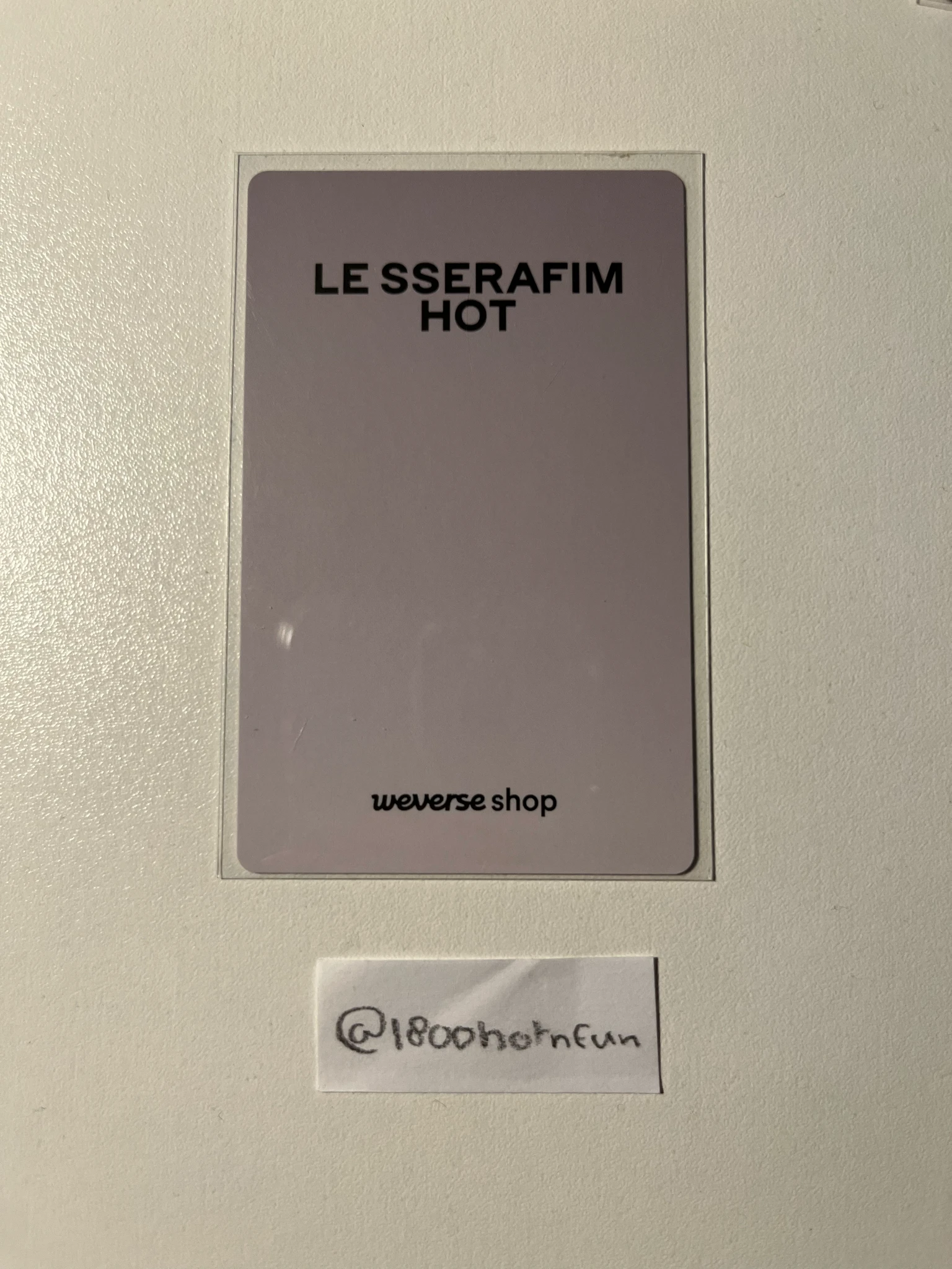 LE SSERAFIM Sakura LE SSERAFIM - Sakura - HOT Album kakaotalk pre-order benefit (pob) compact version listing photo 2