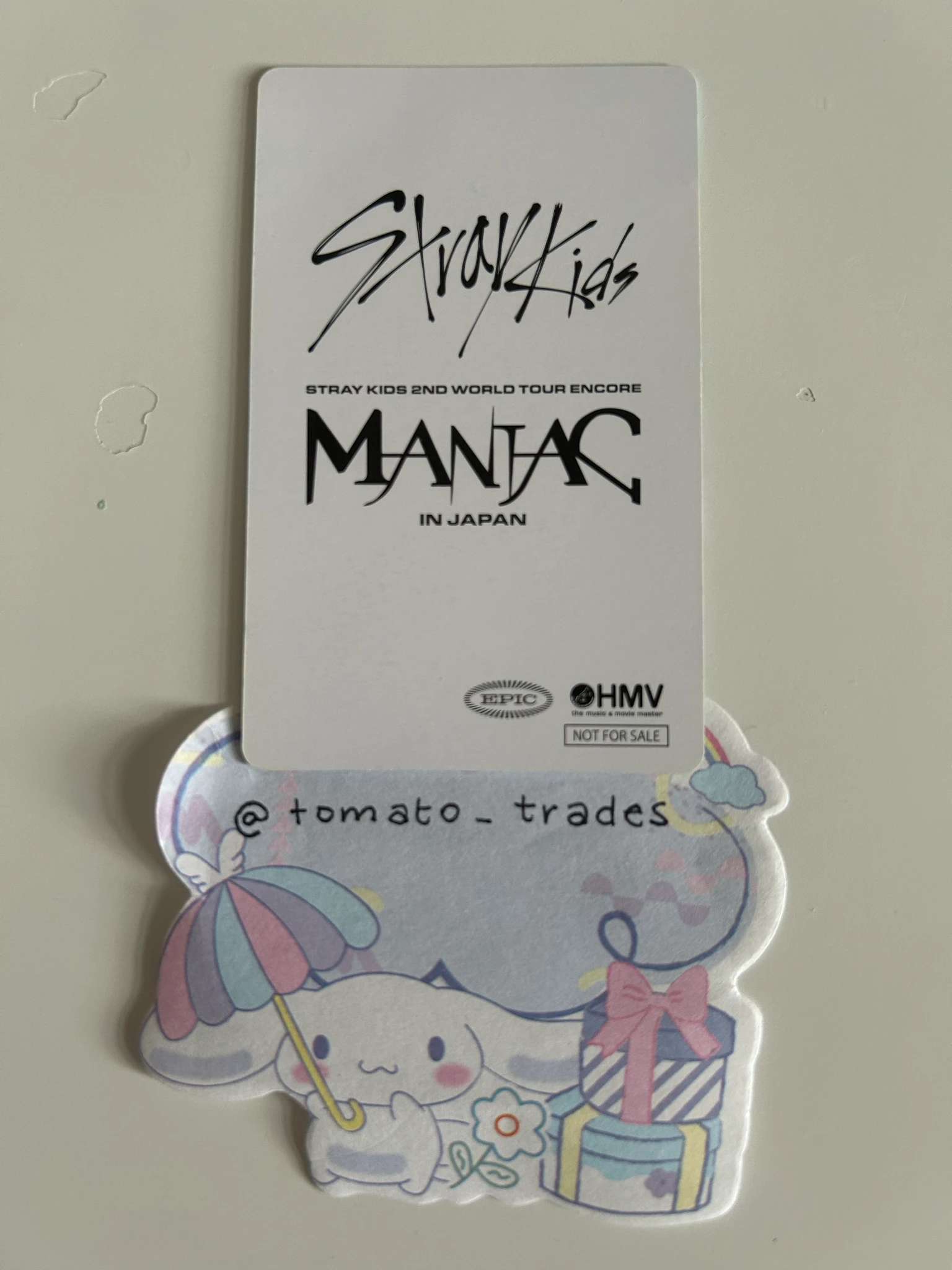 Stray Kids Hyunjin Stray Kids - Hyunjin - 2nd World Tour MANIAC ENCORE in JAPAN Blu-ray Other hmv pre-order benefit (pob) listing photo 2