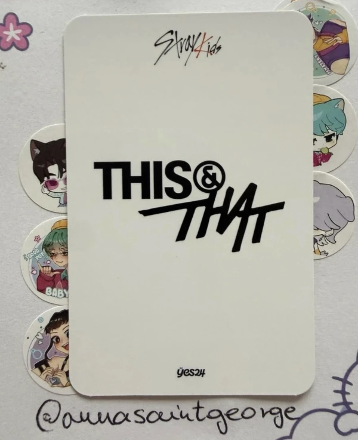Stray Kids Hyunjin Stray Kids - Hyunjin - THIS & THAT Album pob (pre-order benefit) yes24 listing photo 2