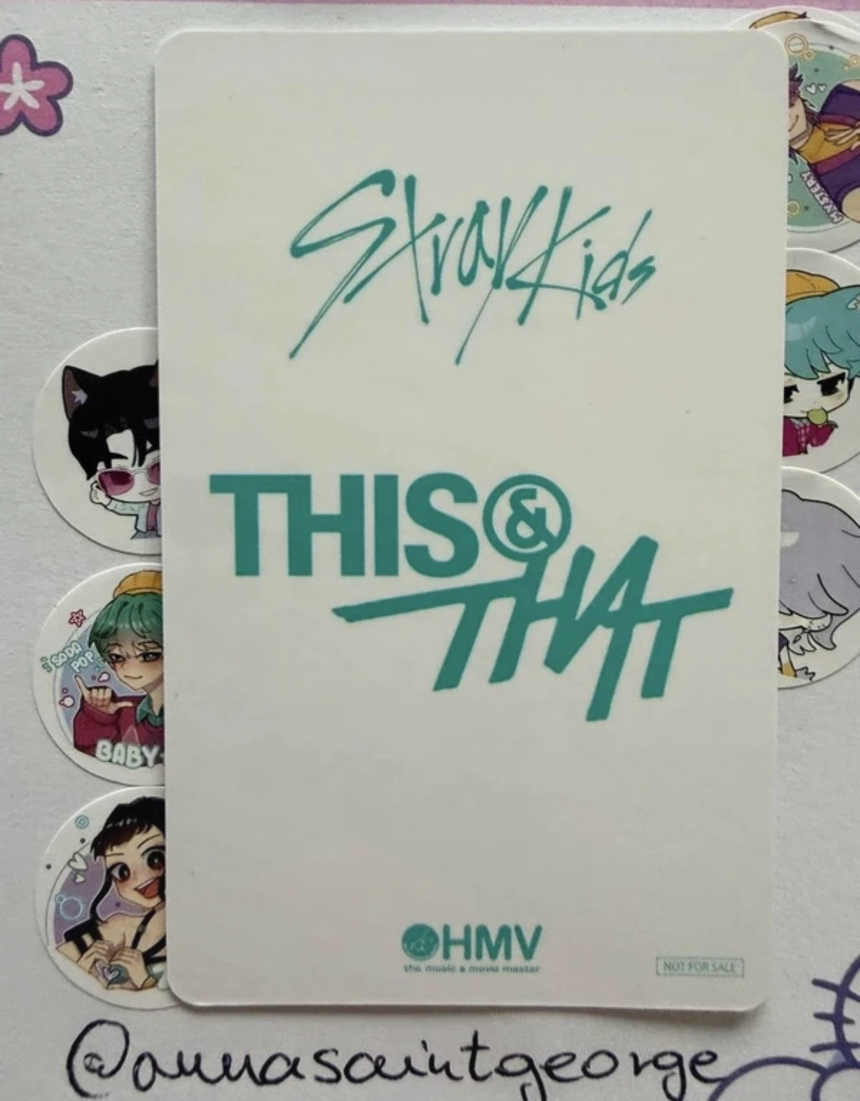 Stray Kids Hyunjin Stray Kids - Hyunjin - This & That Album hmv japan lucky draw (LD) A version listing photo 2