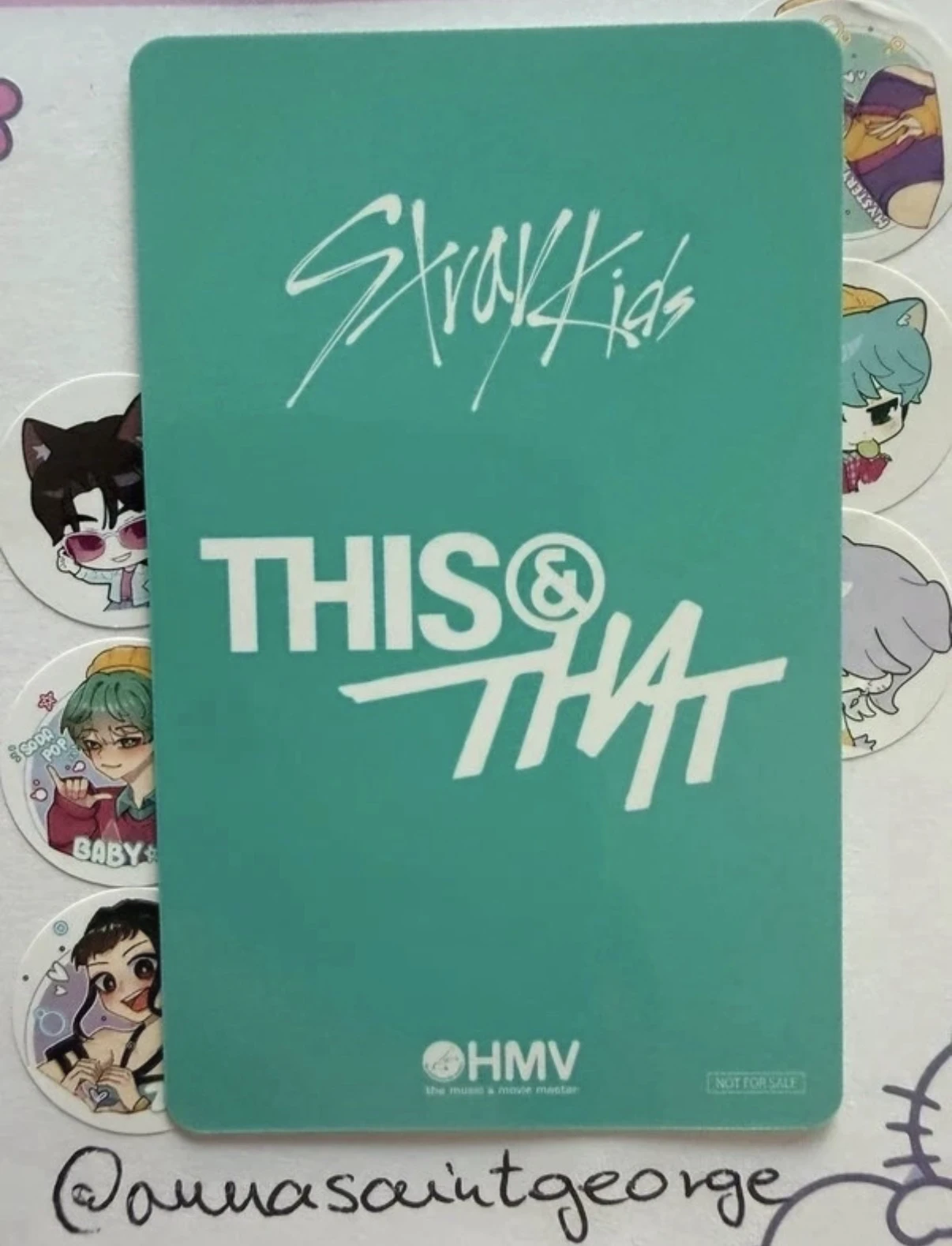 Stray Kids Hyunjin Stray Kids - Hyunjin - This & That Album pob (pre-order benefit) hmv japan B version listing photo 2