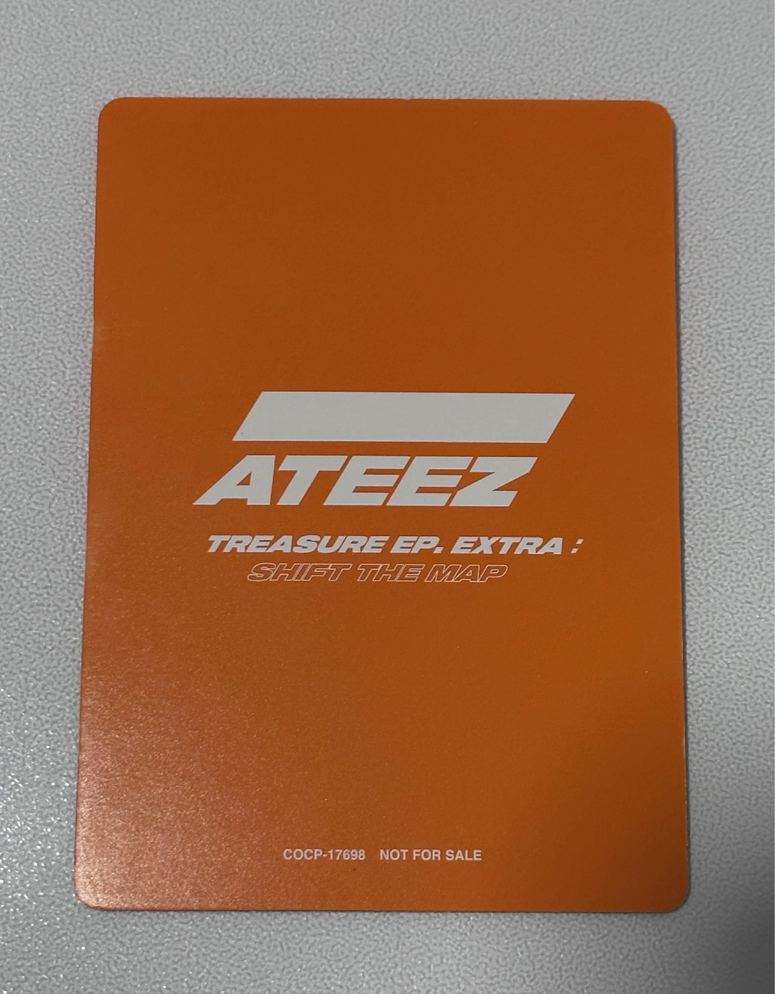 ATEEZ Hongjoong ATEEZ - Hongjoong - TREASURE EP.Extra: Shift The Map Album album photocard Z Ver japanese album listing photo 2