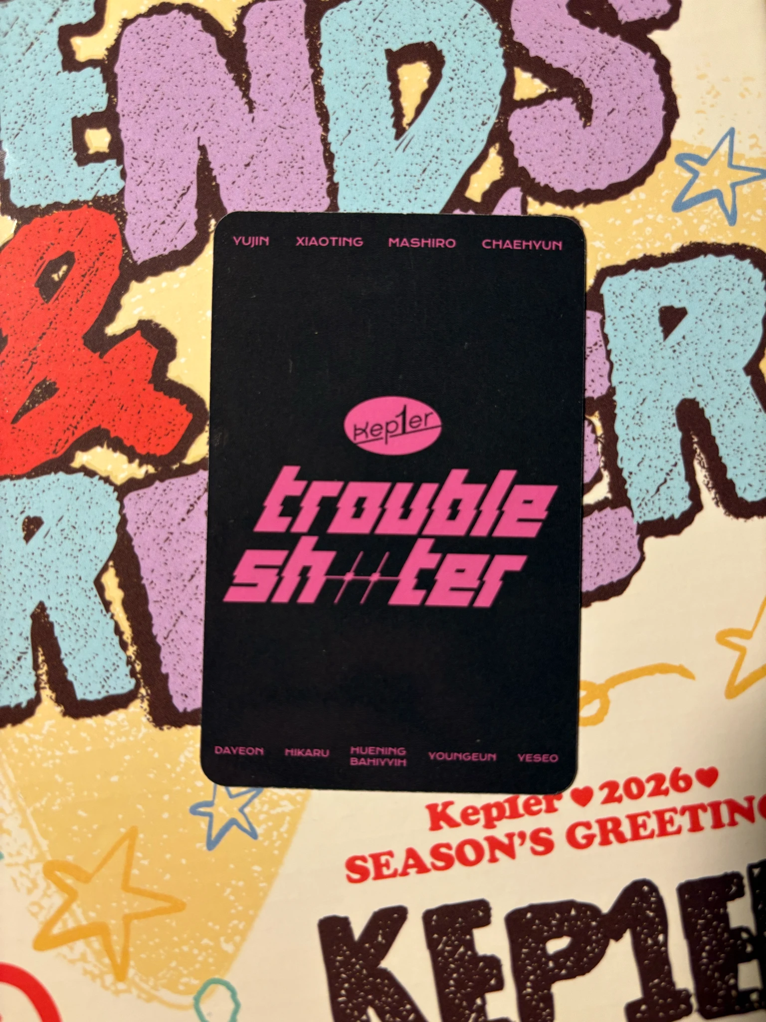 Kep1er Hikaru Kep1er - Hikaru - TROUBLESHOOTER Album pob (pre-order benefit) makestar listing photo 2