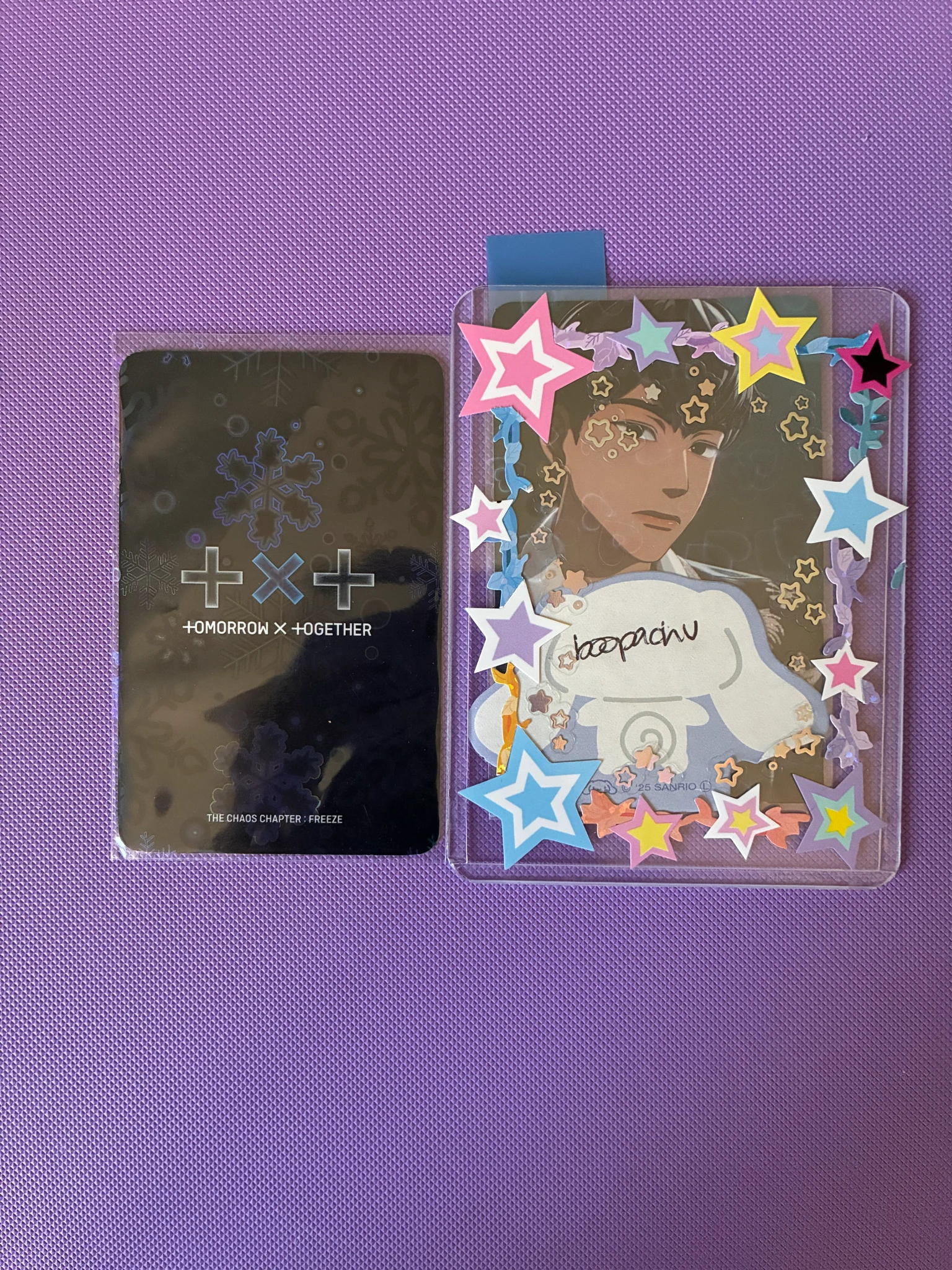 TOMORROW X TOGETHER Huening Kai TOMORROW X TOGETHER - Huening Kai - The Chaos Chapter: FREEZE Album pre-order benefit (pob) yes24 holographic (hologram) listing photo 2