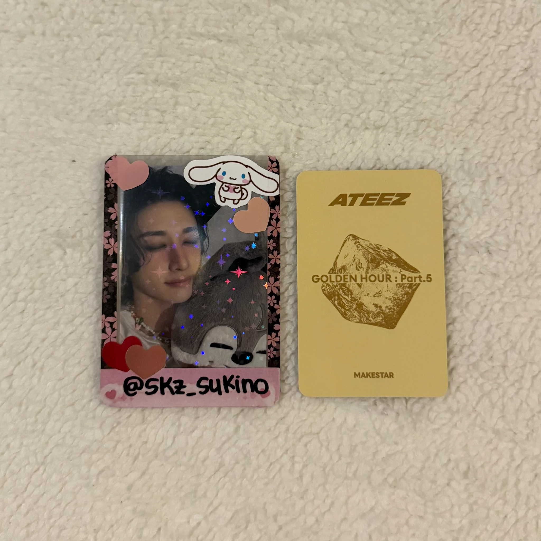 ATEEZ Hongjoong ATEEZ - Hongjoong - GOLDEN HOUR : Part.5 Album video call/fancall makestar round 3 listing photo 2