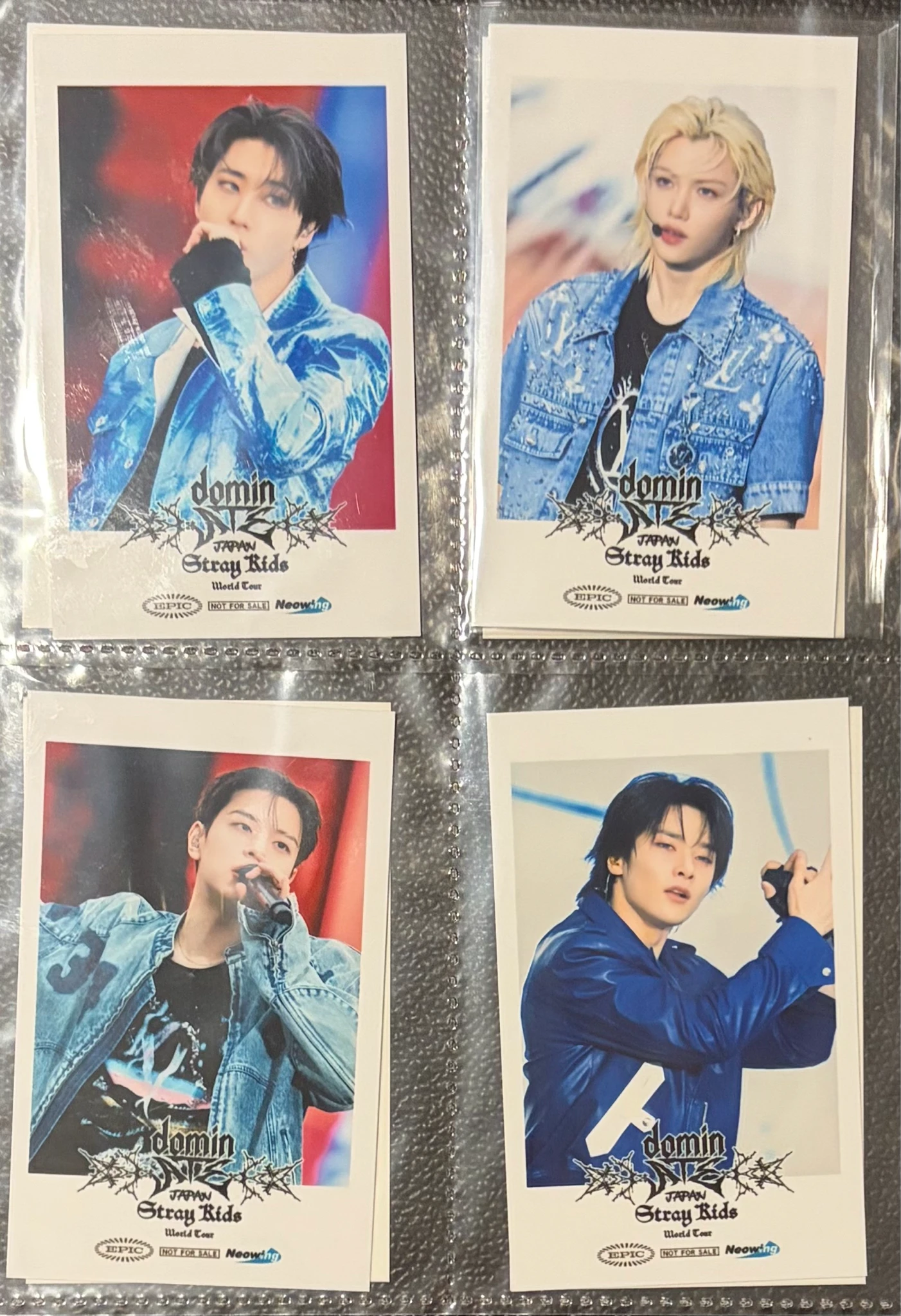 Stray Kids Hyunjin Stray Kids - Hyunjin - World Tour <dominATE JAPAN> LIVE Blu-ray Other neowing (cdjapan) polaroid polaroid set purchase benefit listing photo 2
