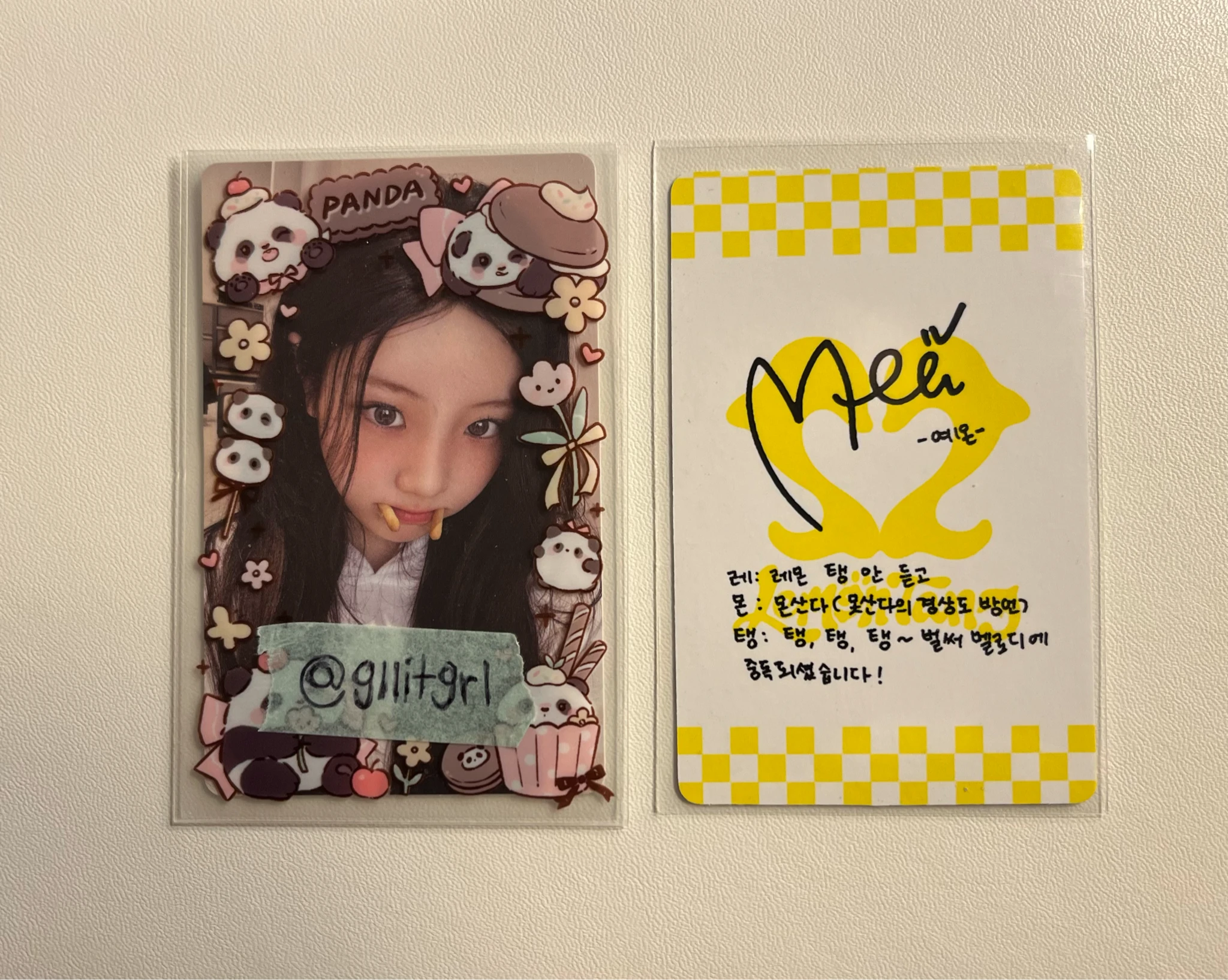 Hearts2Hearts Ye-on Hearts2Hearts - Ye-on - Lemon Tang Album album photocard jewel case version listing photo 2