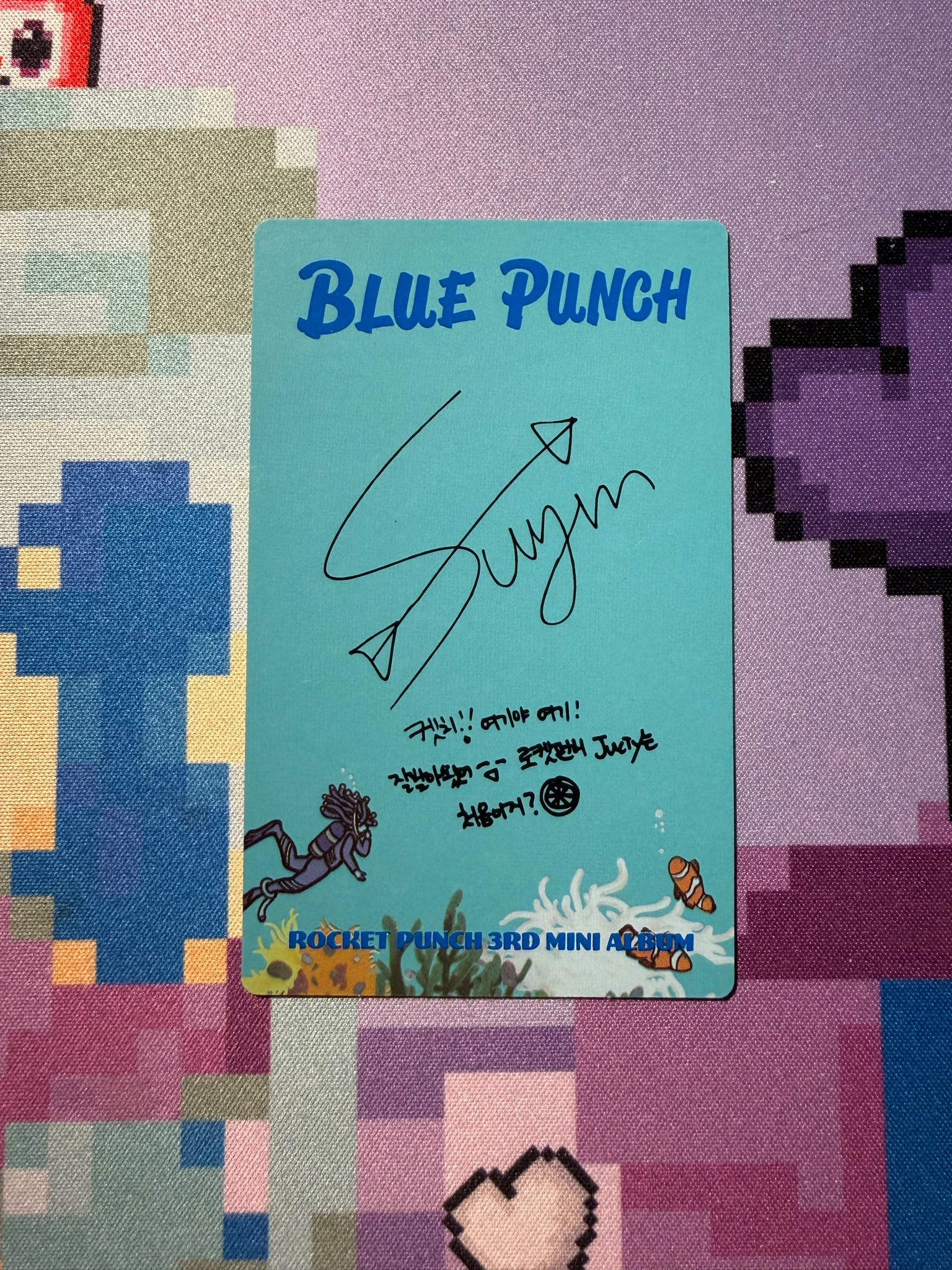 Rocket Punch Suyun Rocket Punch - Suyun - Blue Punch Album album photocard listing photo 2