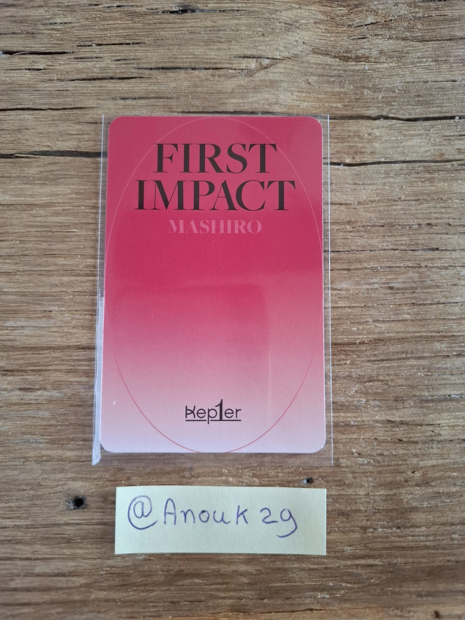 Kep1er Mashiro Kep1er - Mashiro - First Impact Album album photocard listing photo 2