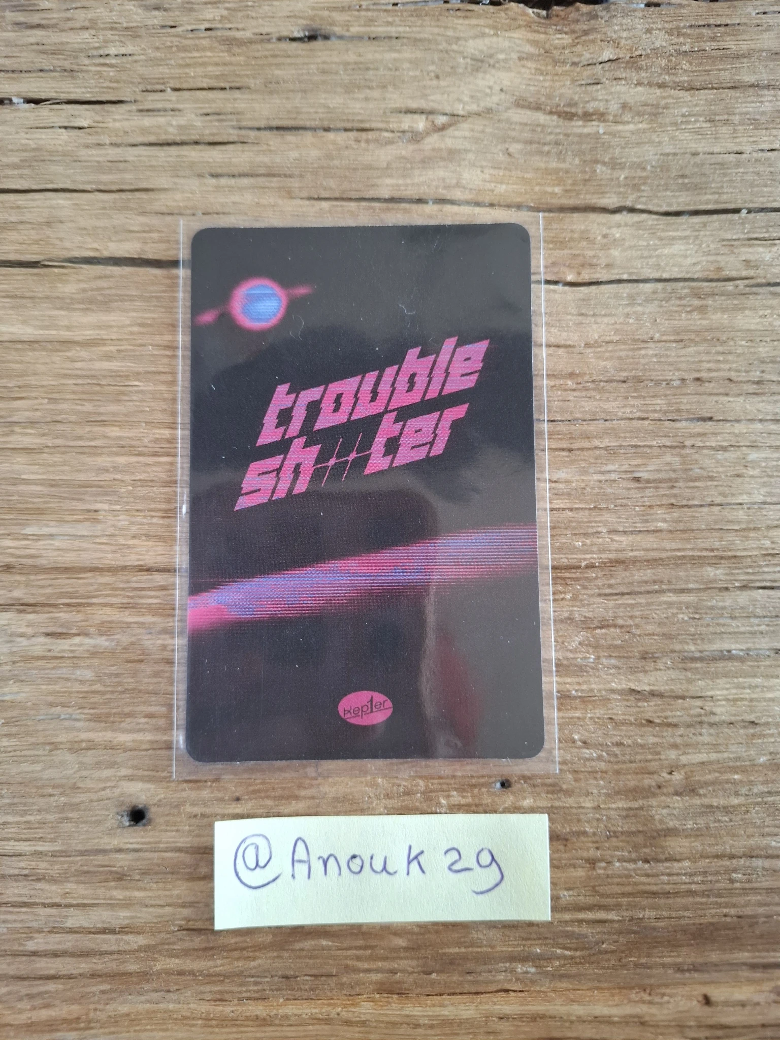 Kep1er Mashiro Kep1er - Mashiro - TROUBLESHOOTER Album K version album photocard listing photo 2