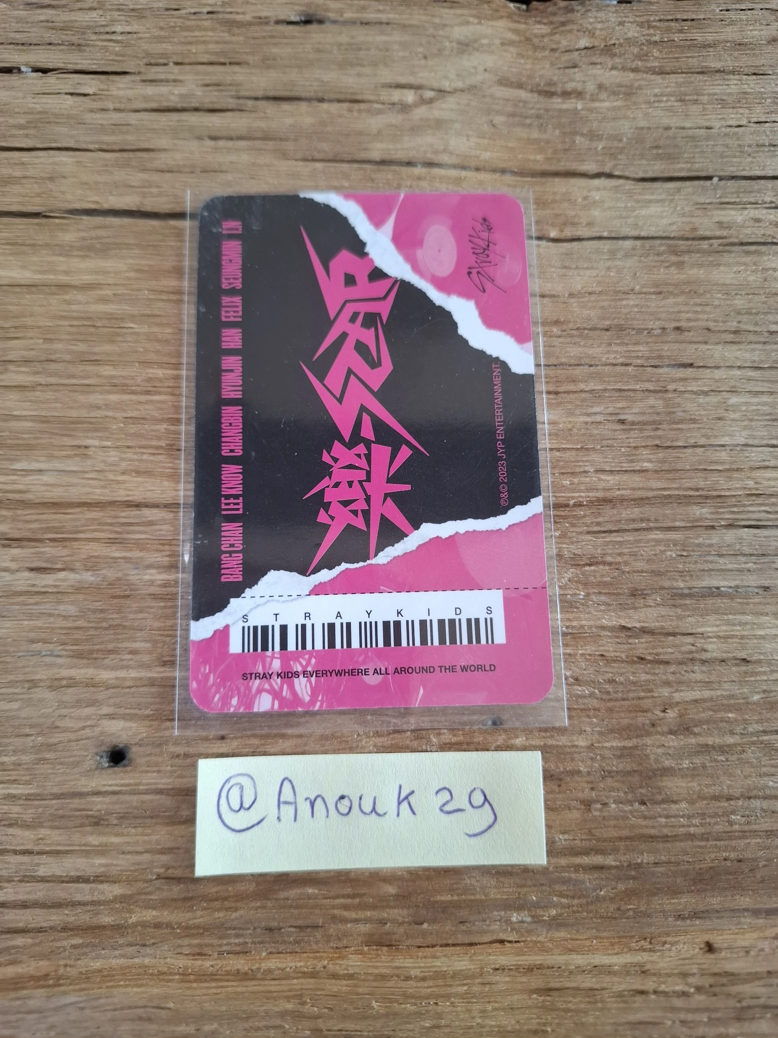 Stray Kids Changbin Stray Kids - Changbin - Rock-Star Album album photocard listing photo 2