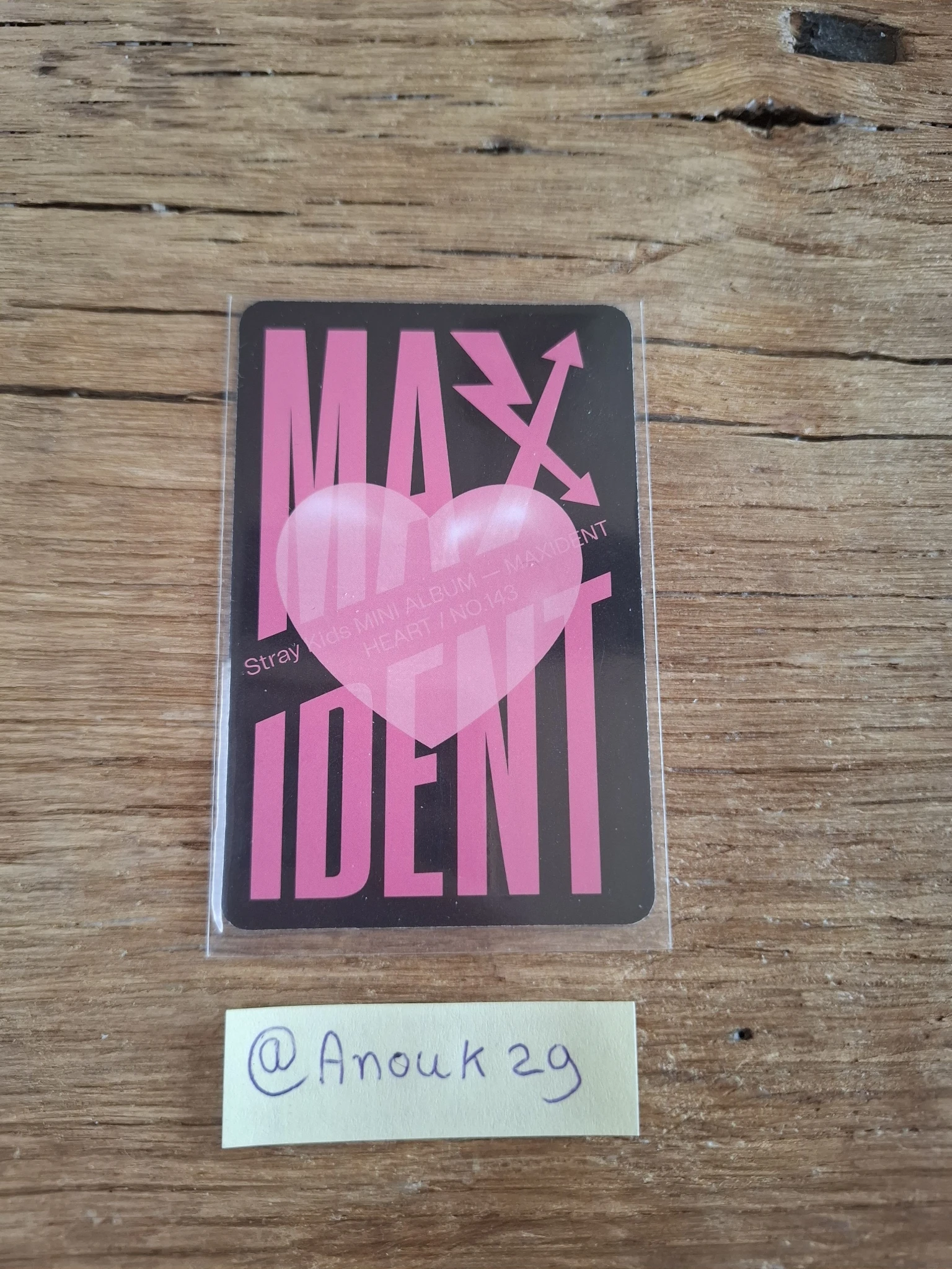 Stray Kids Changbin Stray Kids - Changbin - Maxident Album heart ver. listing photo 2