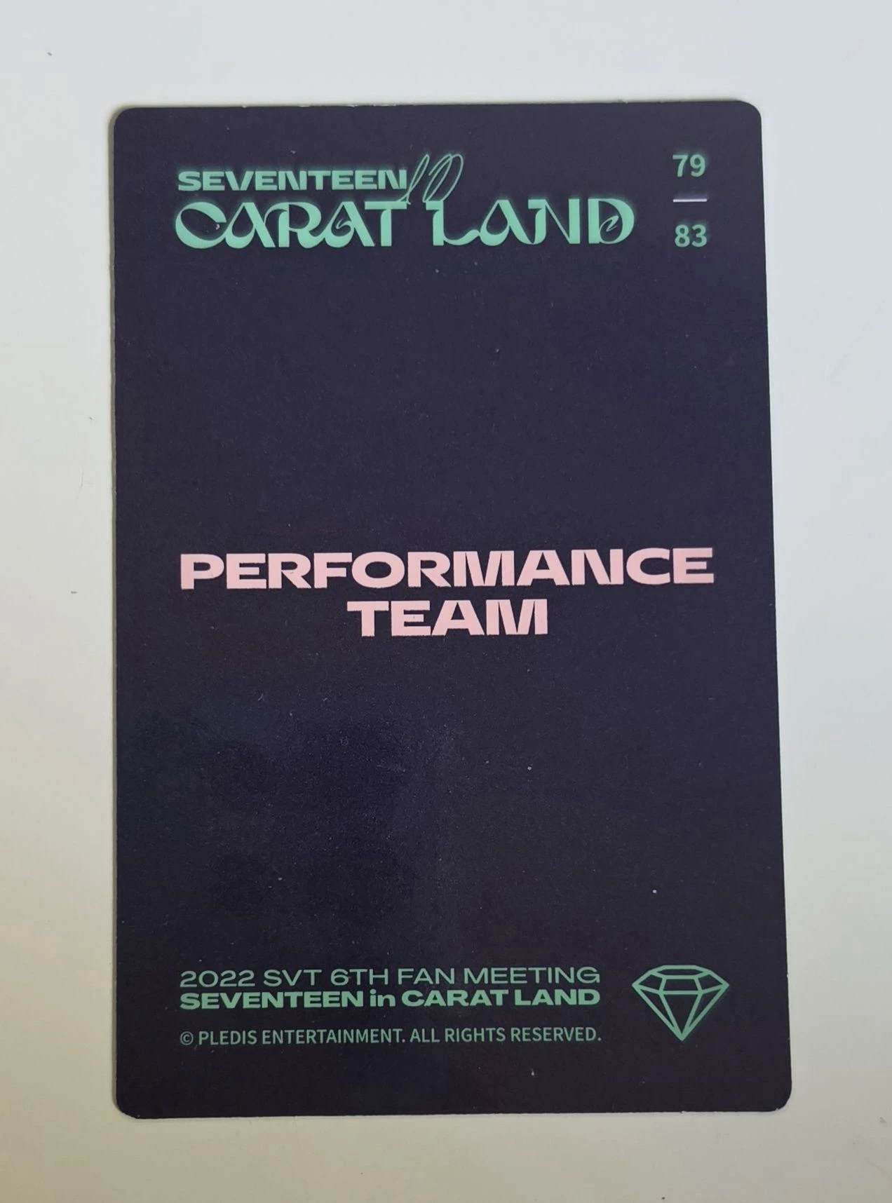 SEVENTEEN SEVENTEEN - Dino & The8 & Hoshi - 2022 6TH SVT IN CARAT LAND Event fan meeting polaroid trading card merch photocard listing photo 2