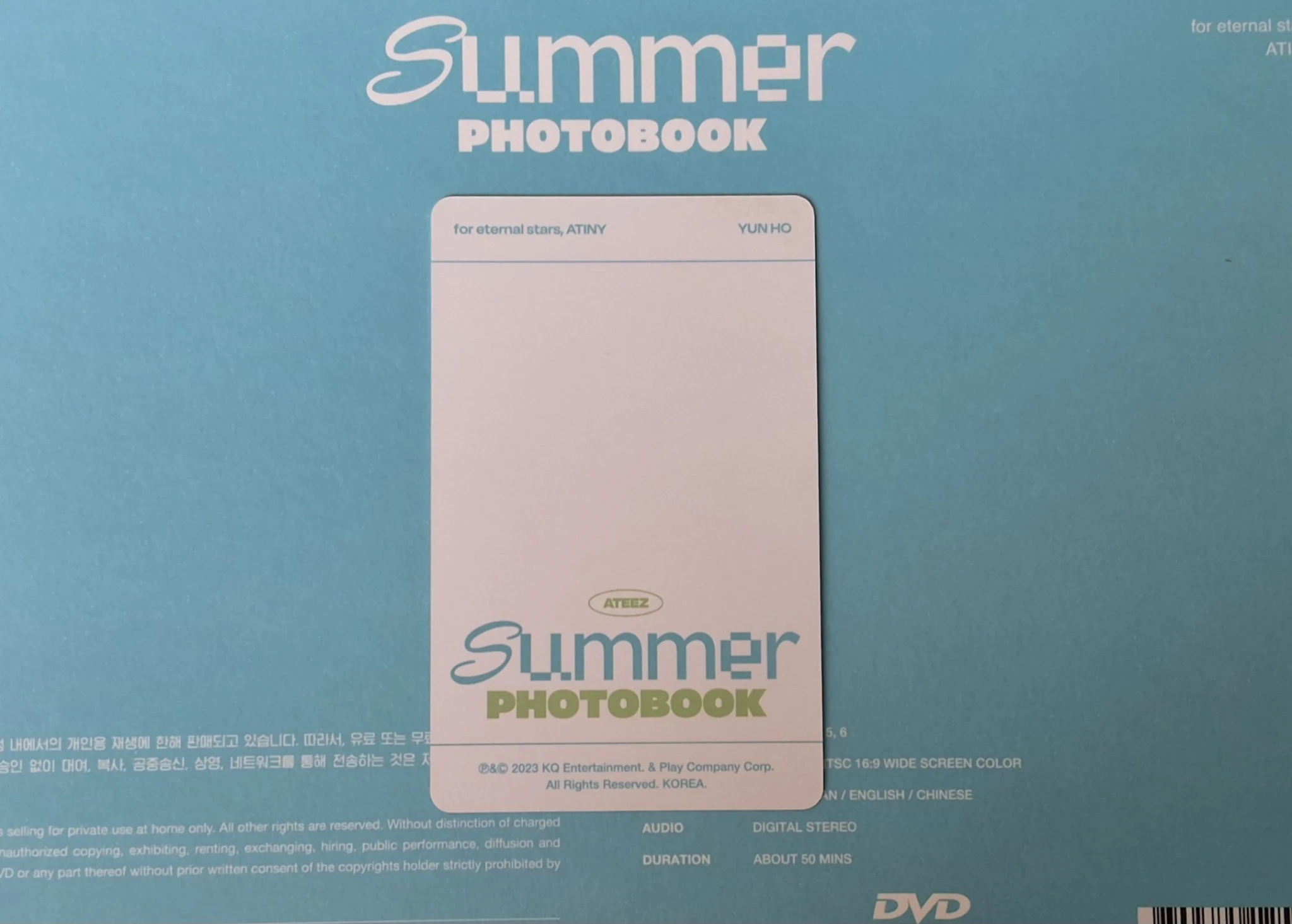 ATEEZ Yunho ATEEZ - Yunho - 2023 SUMMER PHOTOBOOK Other photocard set listing photo 2