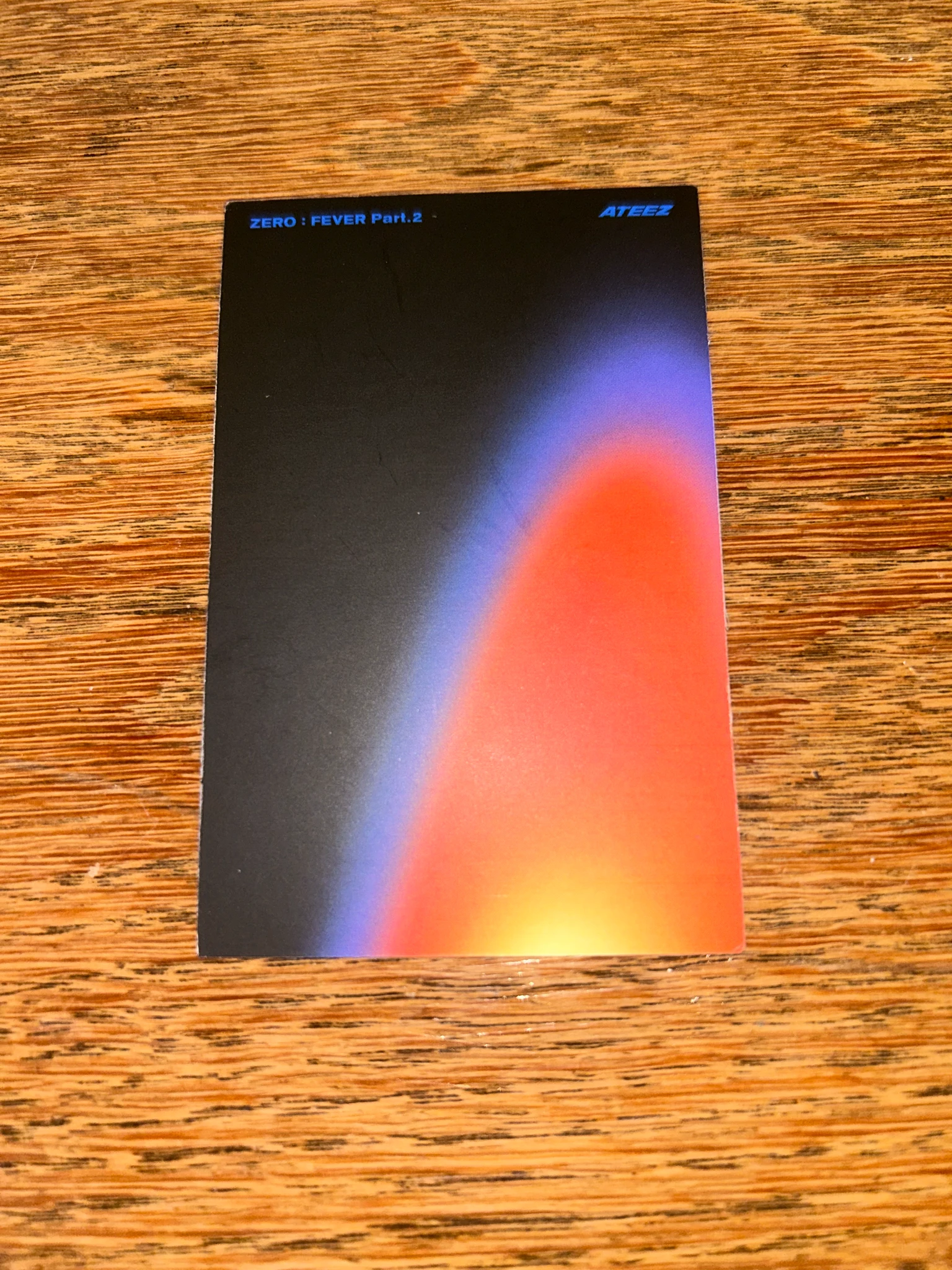 ATEEZ Hongjoong ATEEZ - Hongjoong - ZERO : FEVER Part.2 Album album photocard Z version listing photo 2