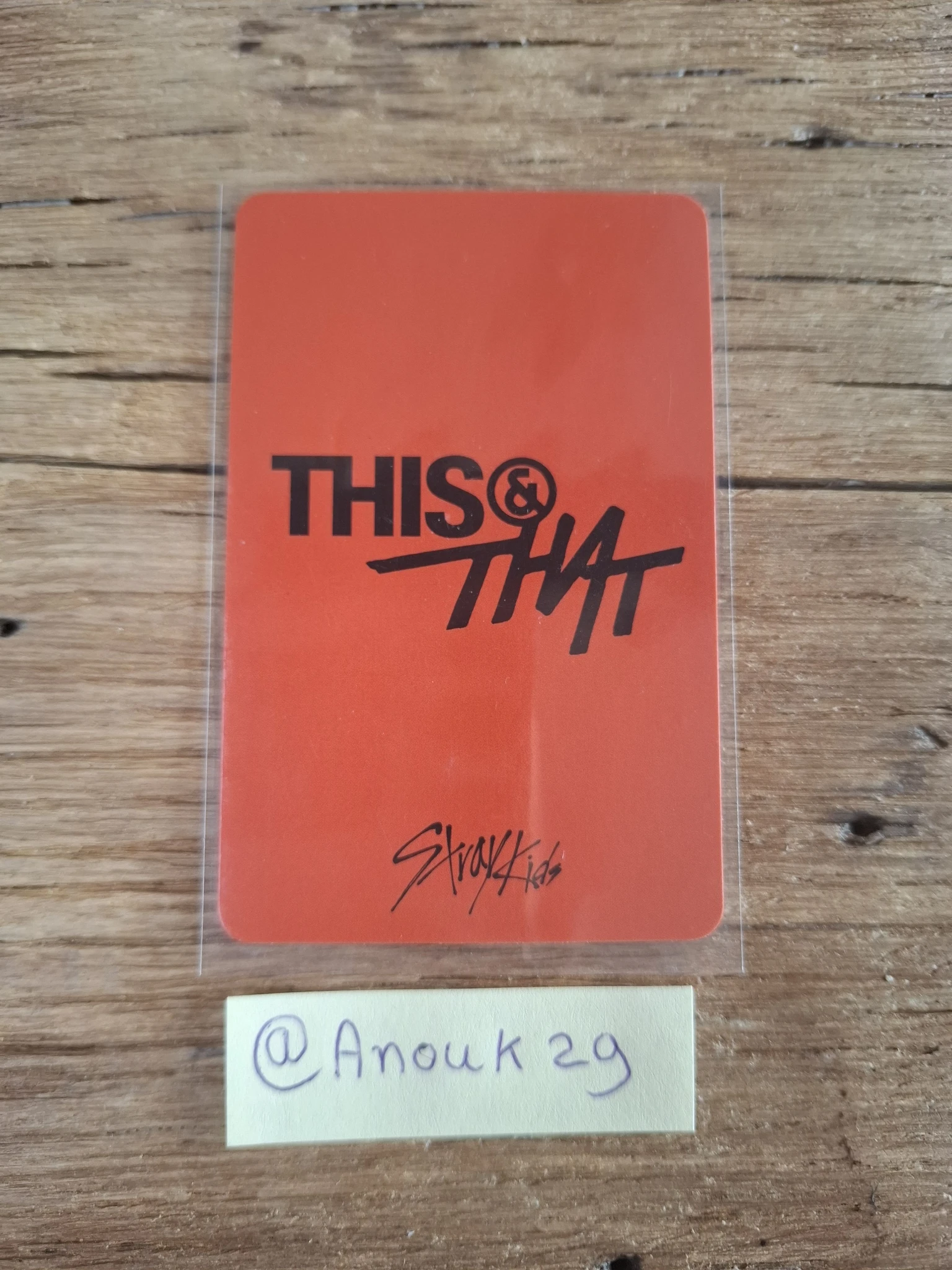 Stray Kids Changbin Stray Kids - Changbin - This & That Album apple music pob (pre-order benefit) listing photo 2