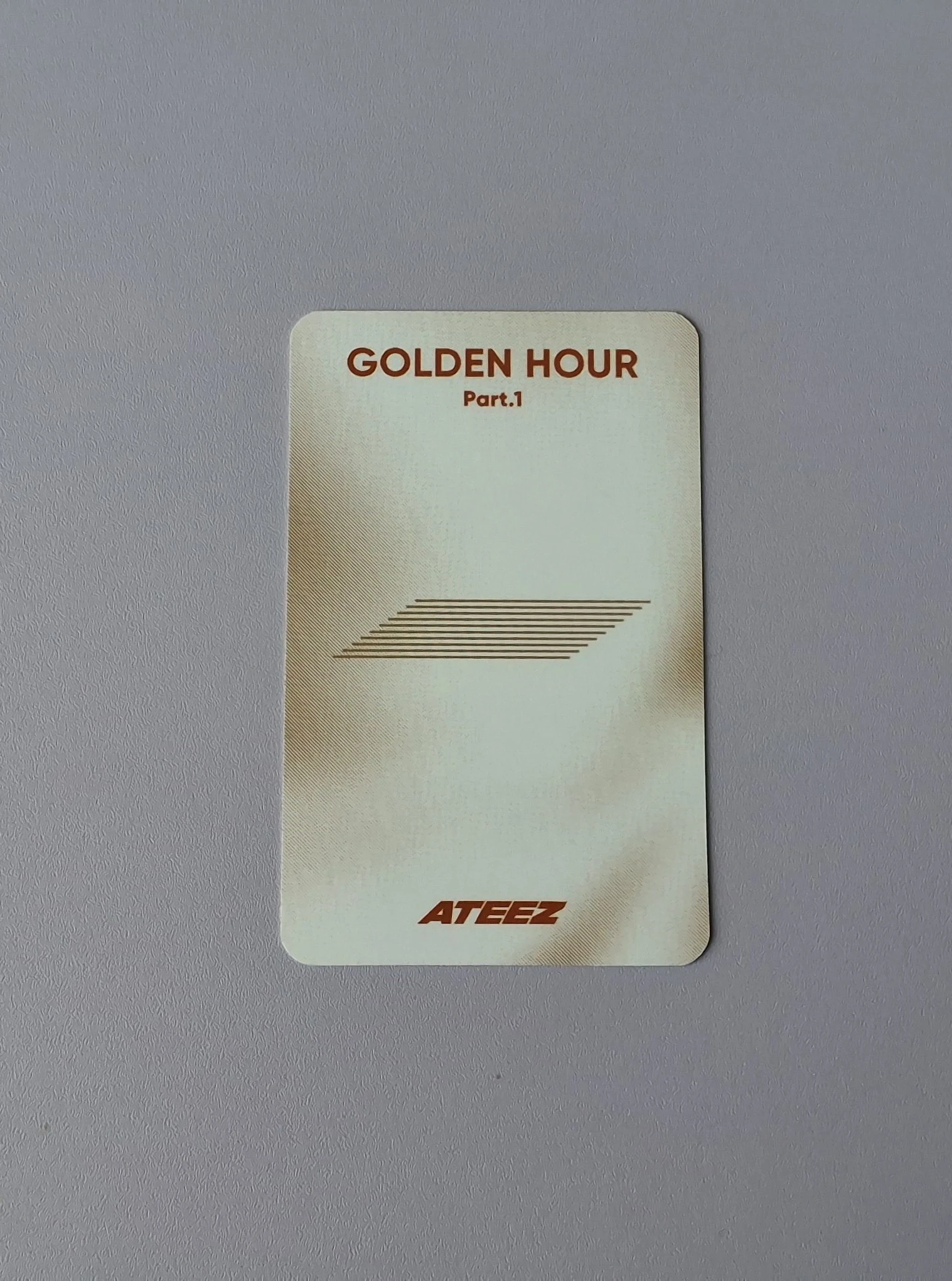 ATEEZ Seonghwa ATEEZ - Seonghwa - Golden Hour : Part.1 Album listing photo 2