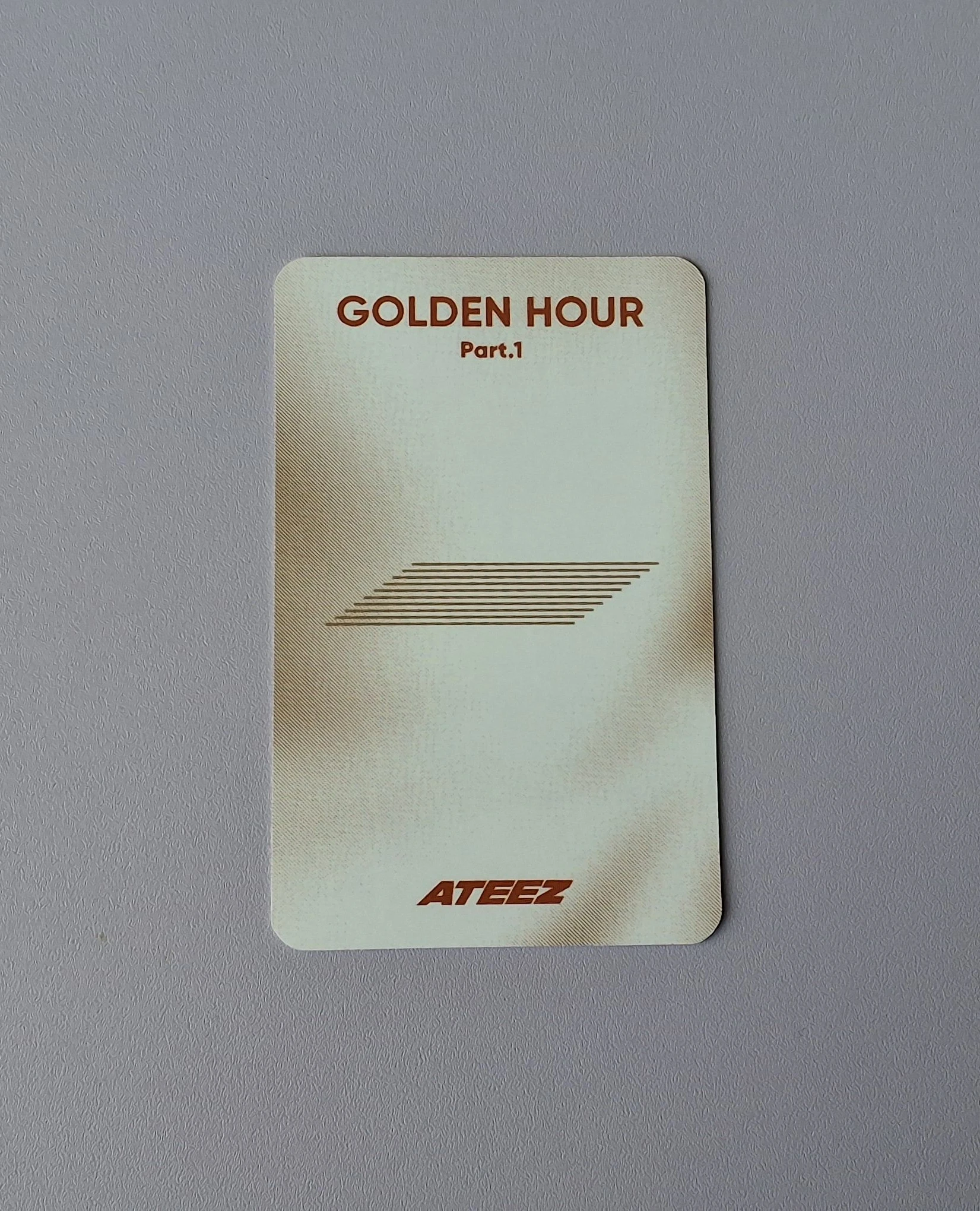 ATEEZ Yeosang ATEEZ - Yeosang - Golden Hour : Part.1 Album platform version A version listing photo 2