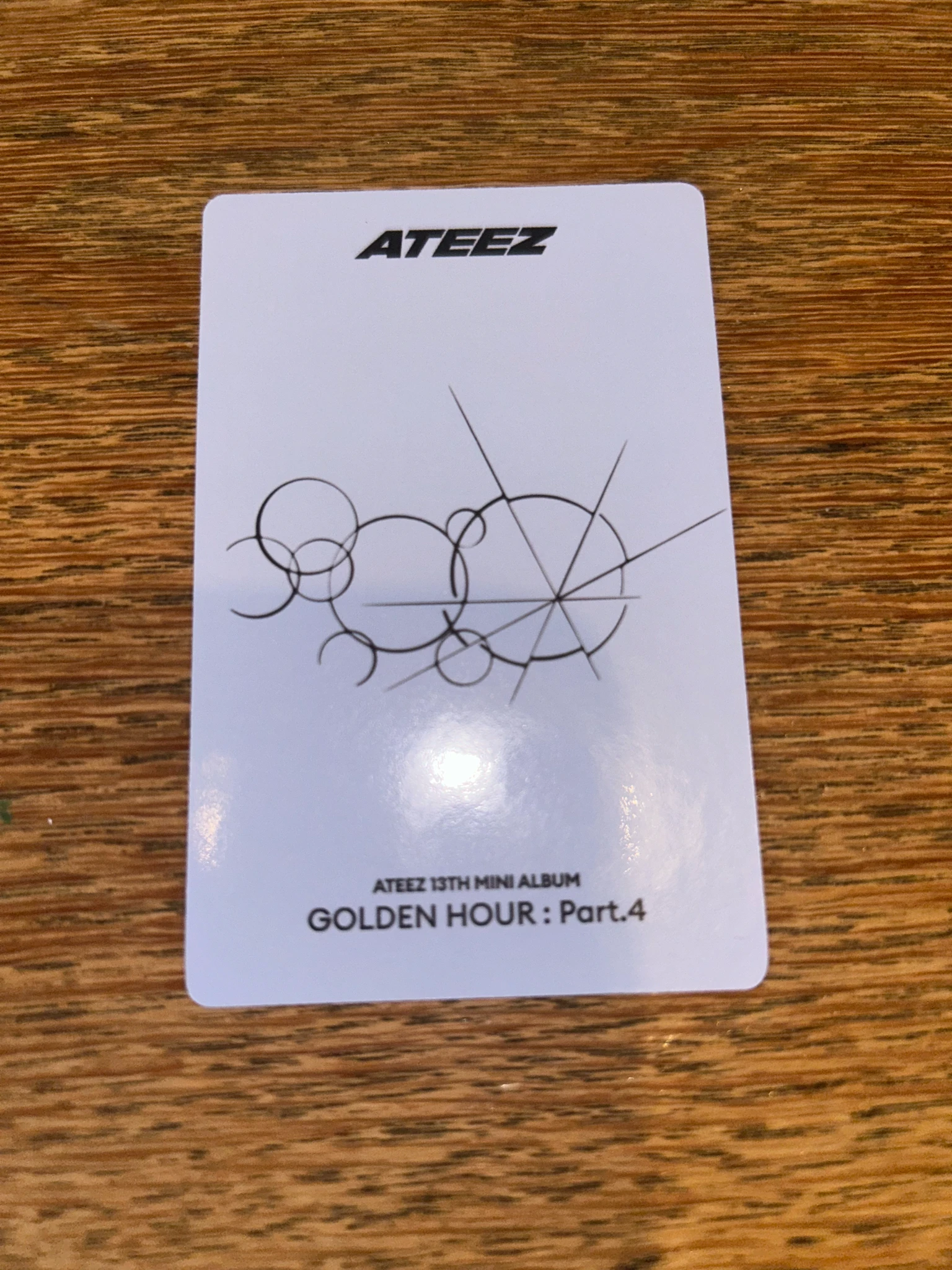 ATEEZ Hongjoong ATEEZ - Hongjoong - Golden Hour : Part.4 Album pob (pre-order benefit) toktoq listing photo 2