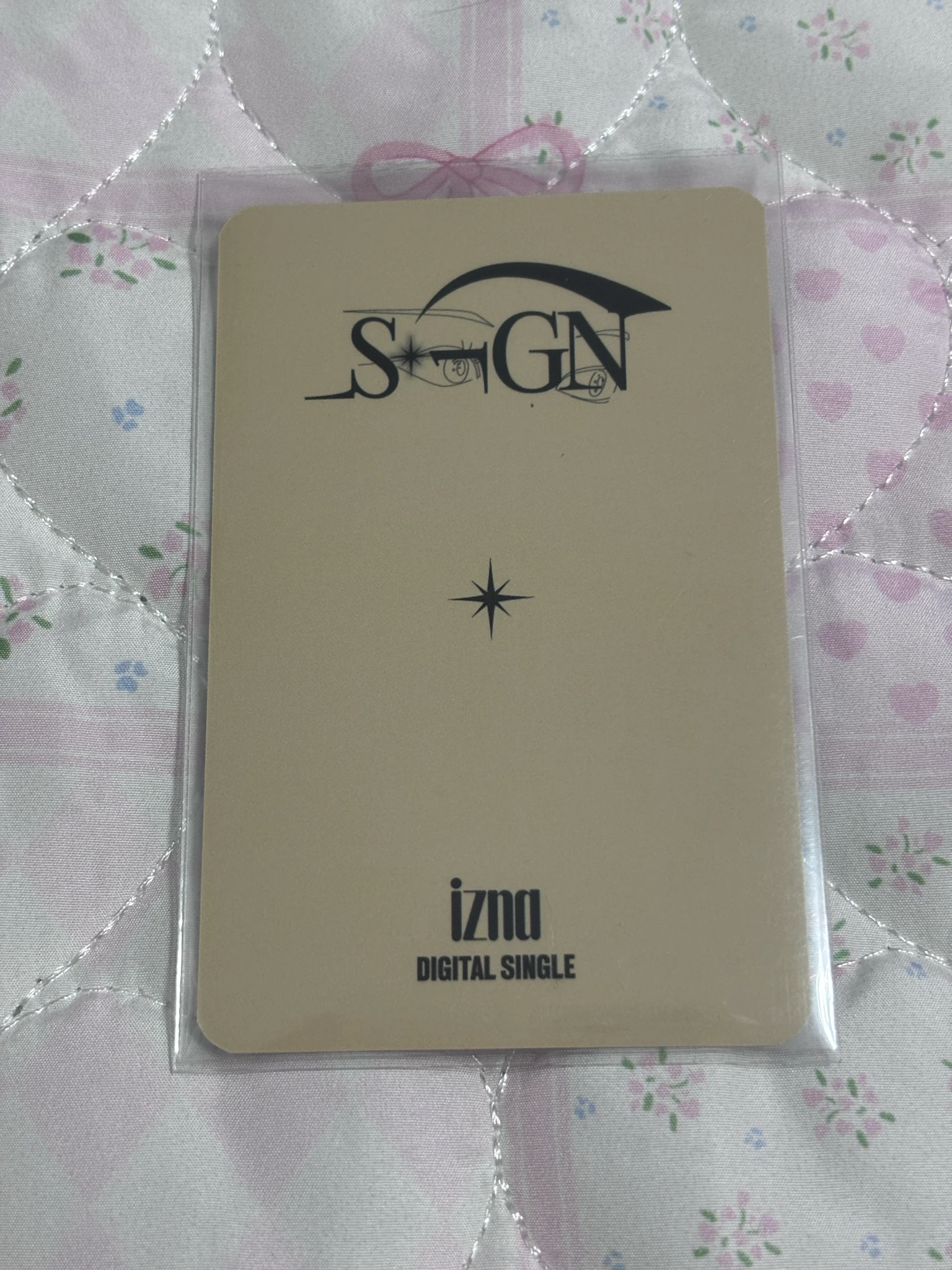 izna izna - Ryu Sarang & Jeong Saebi - SIGN Album broadcast gift 7th attendance gift listing photo 2